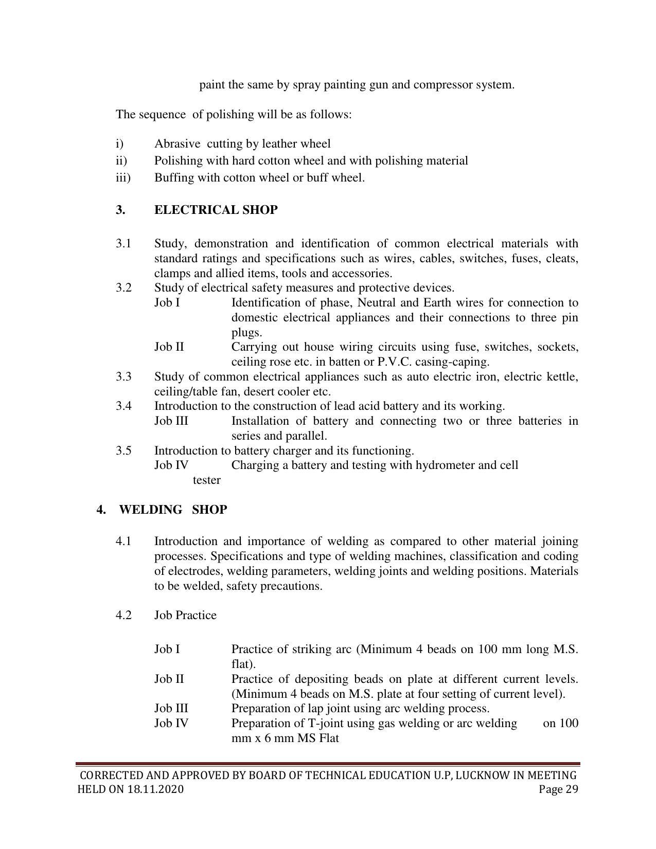 SYLLABUS FOR FIRST SEMESTER SESSION (2020-2021) - SIX SEMESTER DIPLOMA COURSE IN CHEMICAL TECHNOLOGY(FERTILIZER) - Page 29