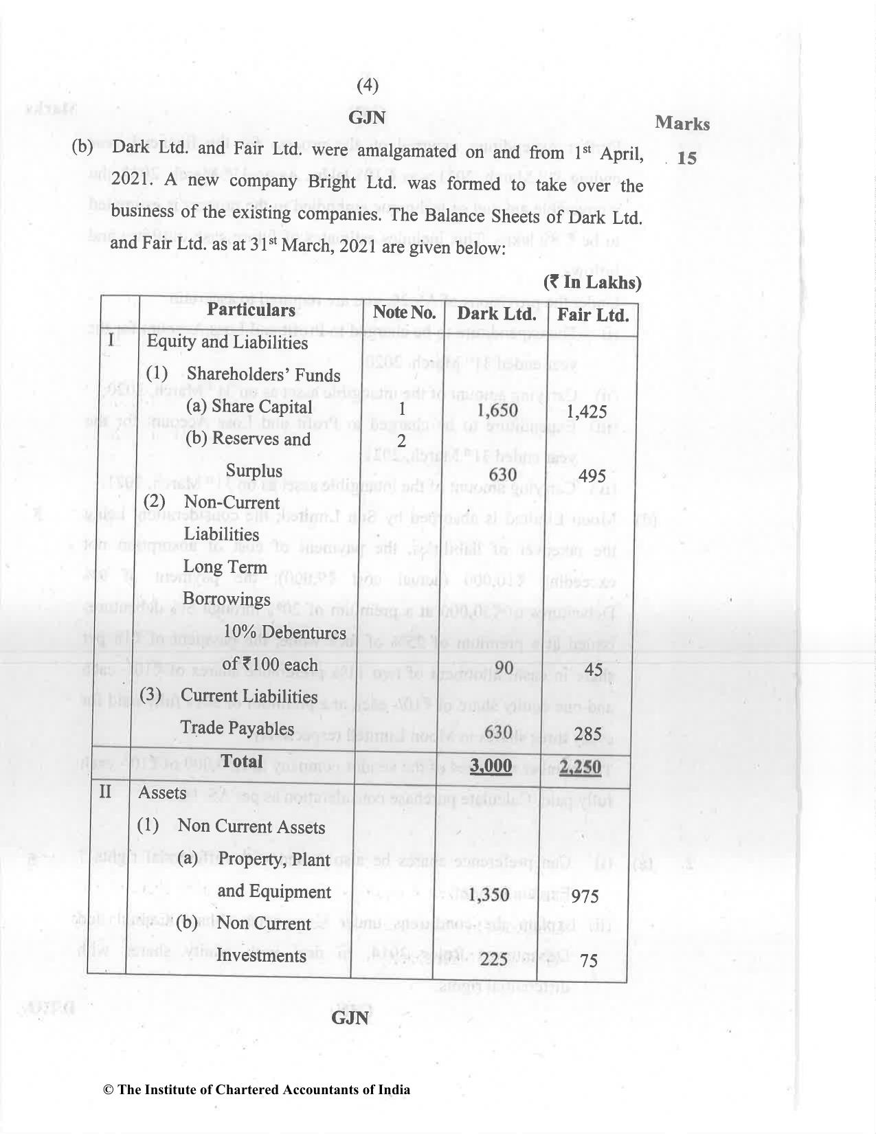 CA Inter Dec 2021 Question Paper - Paper 5 – Advanced Accounting - Page 4