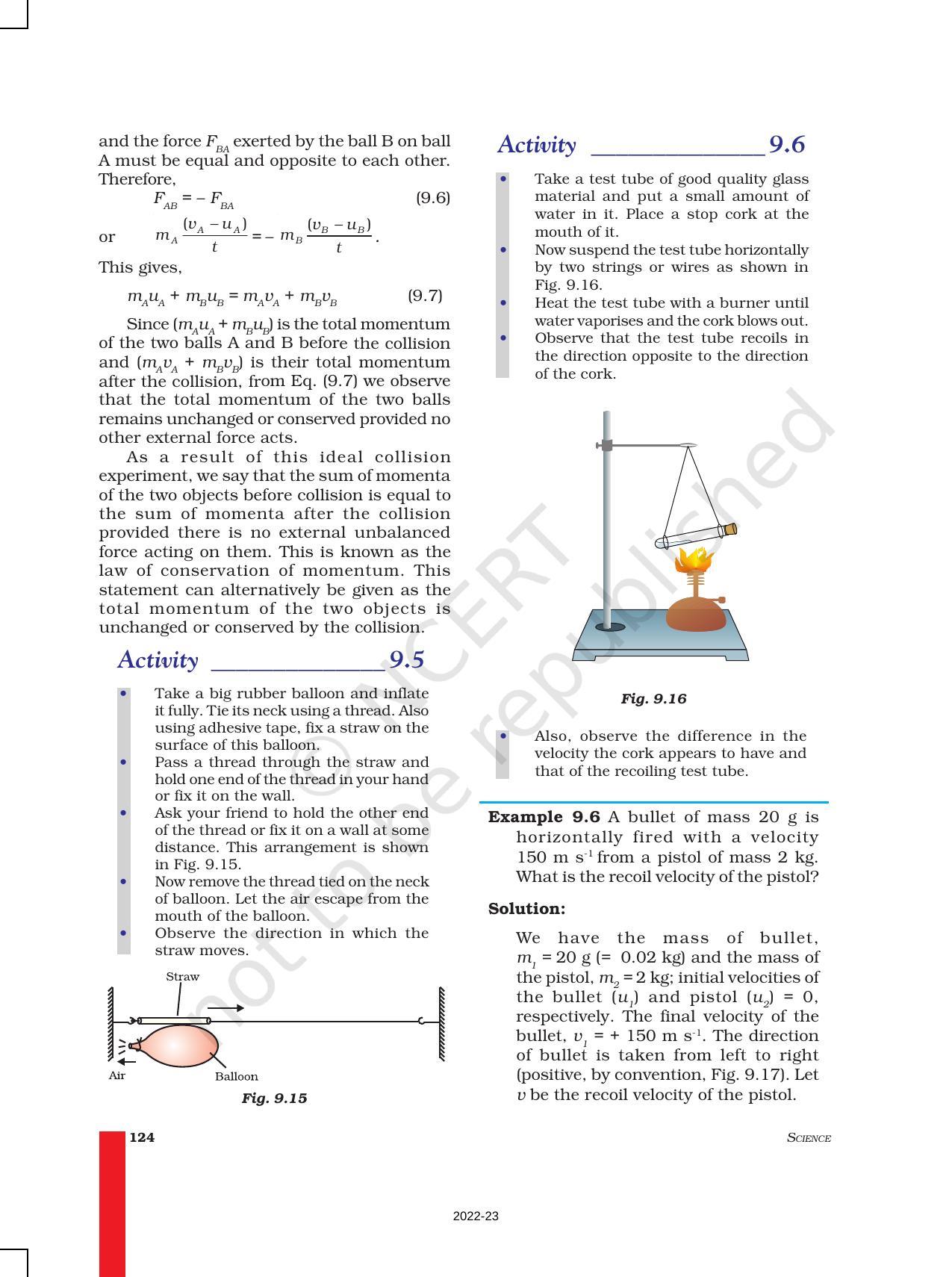 NCERT Book for Class 9 Science Chapter 9 Force And Laws Of Motion - Page 11