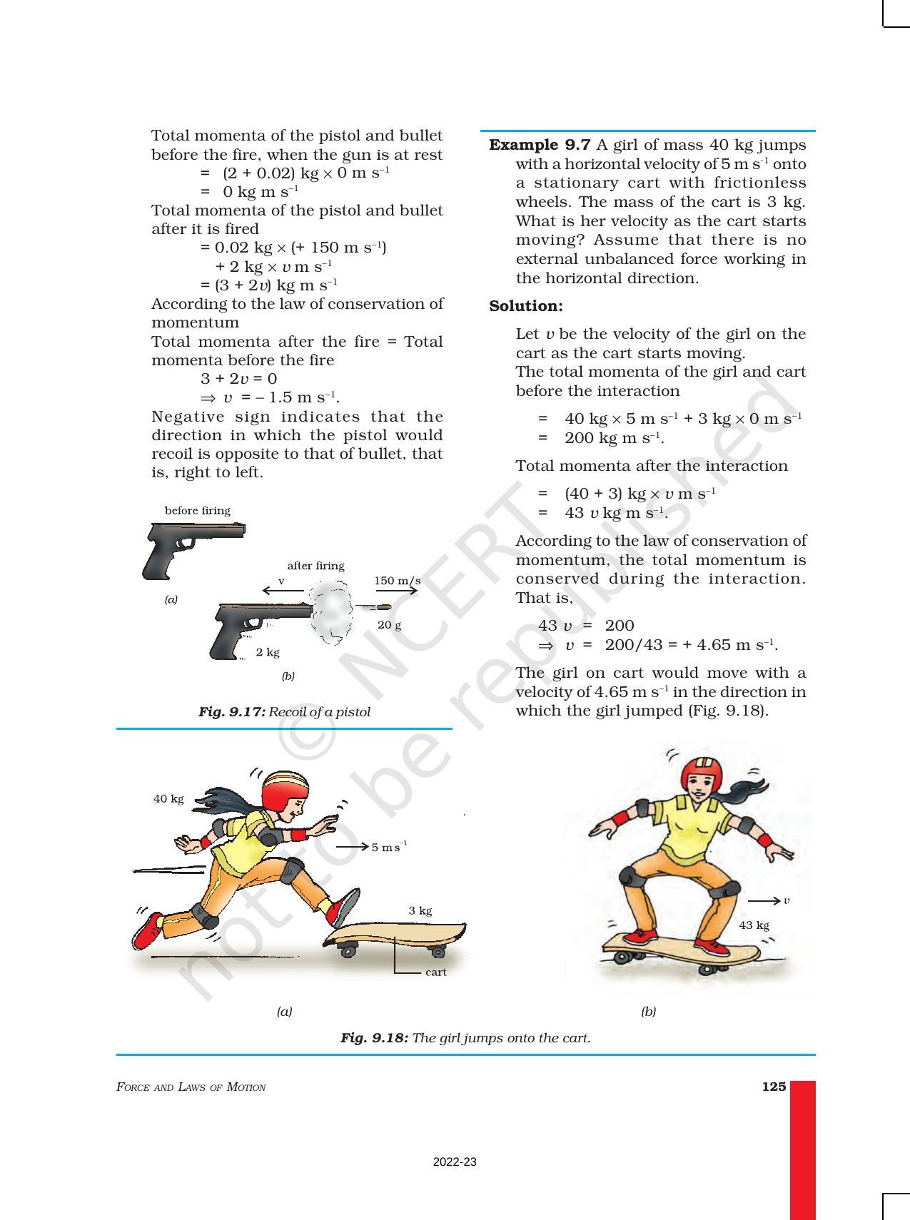 NCERT Book for Class 9 Science Chapter 9 Force And Laws Of Motion - Page 12