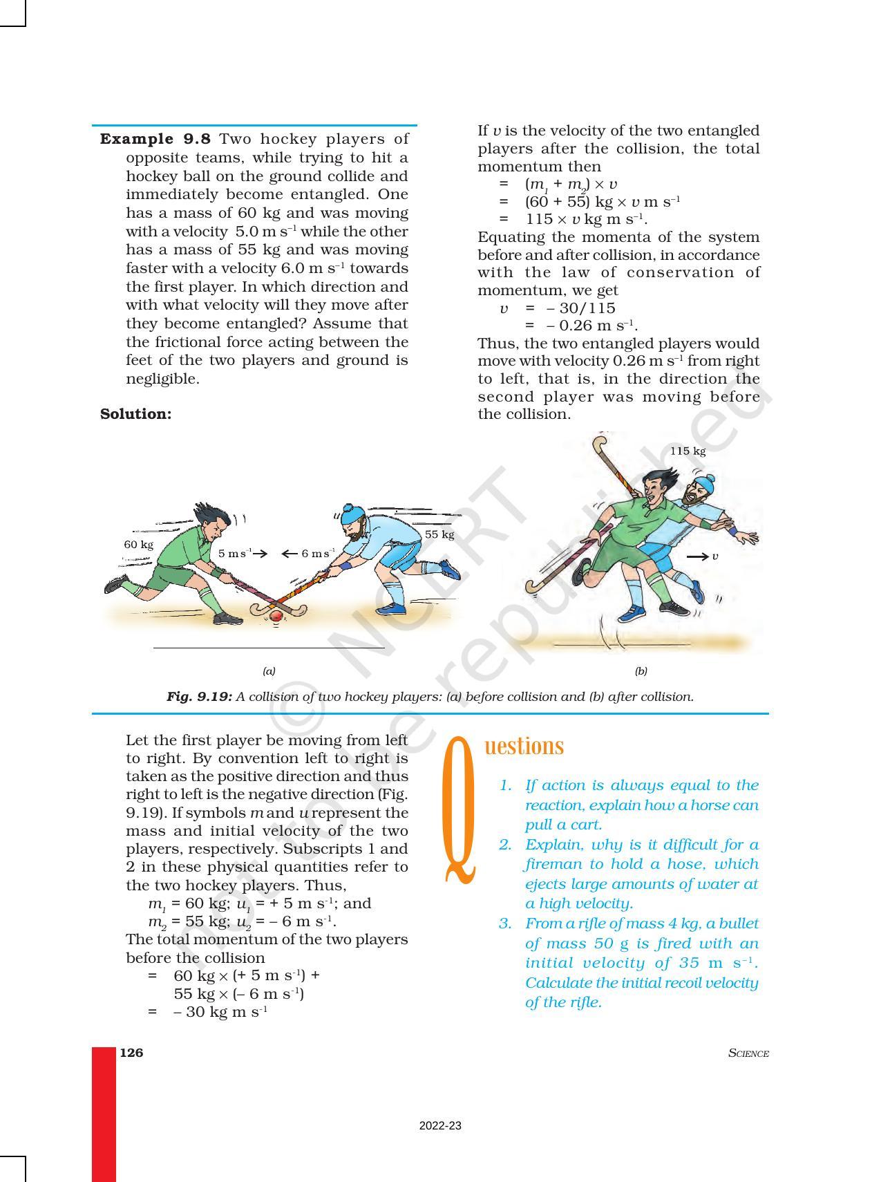 NCERT Book for Class 9 Science Chapter 9 Force And Laws Of Motion - Page 13
