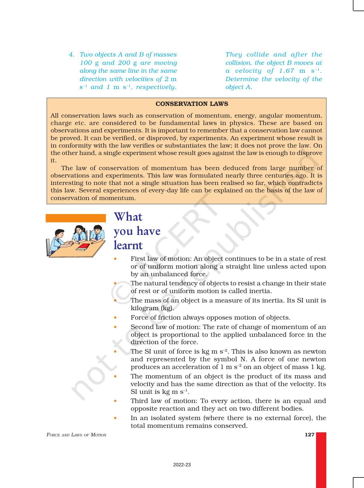 NCERT Book for Class 9 Science Chapter 9 Force And Laws Of Motion - Page 14
