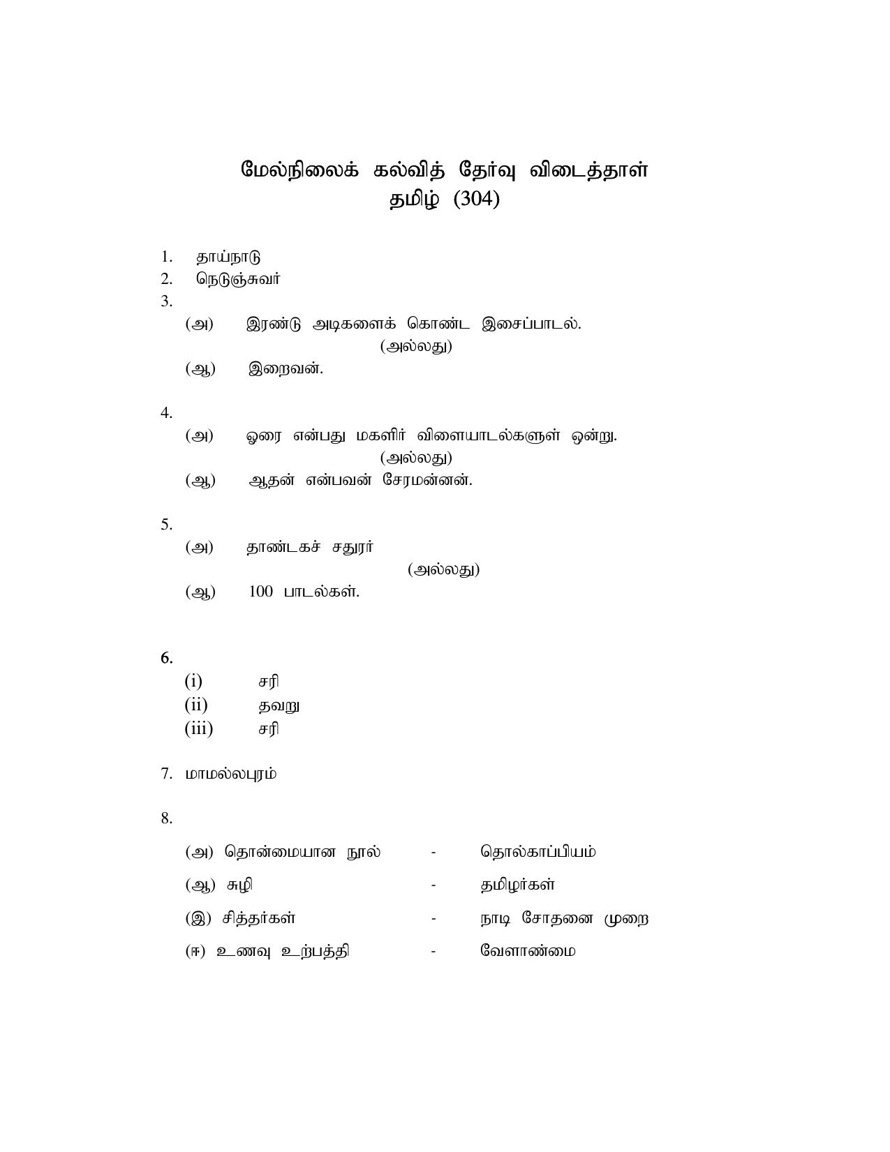 NIOS Class 12 Tamil Sample Paper - Page 14