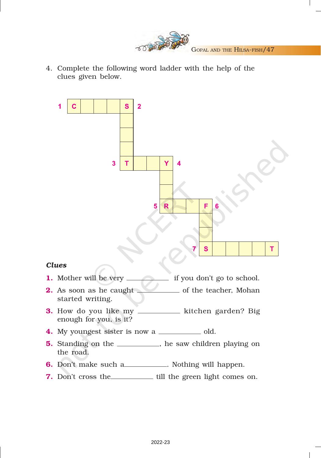 NCERT Book for Class 7 English (Honeycomb): Chapter 3-Gopal and the Hilsa Fish - Page 12
