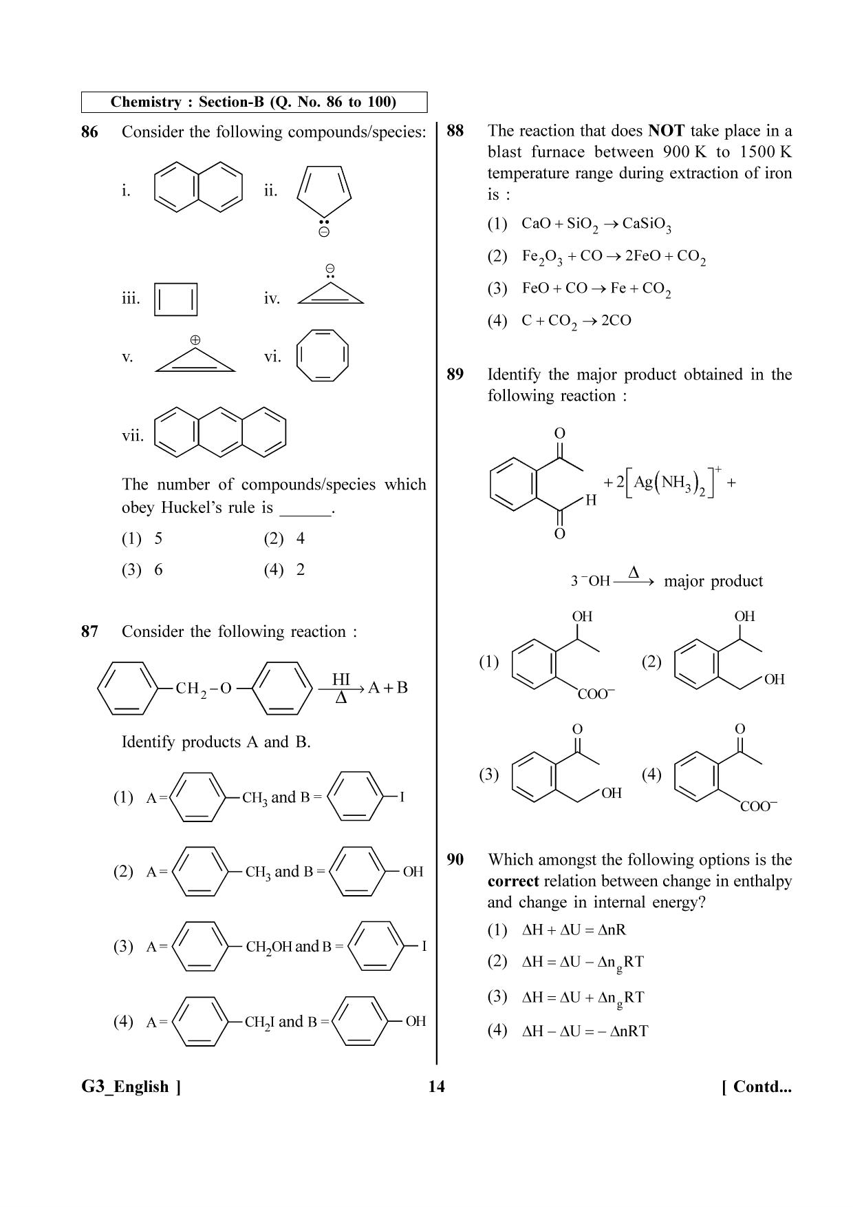 NEET 2023 G3 Question Paper - Page 14