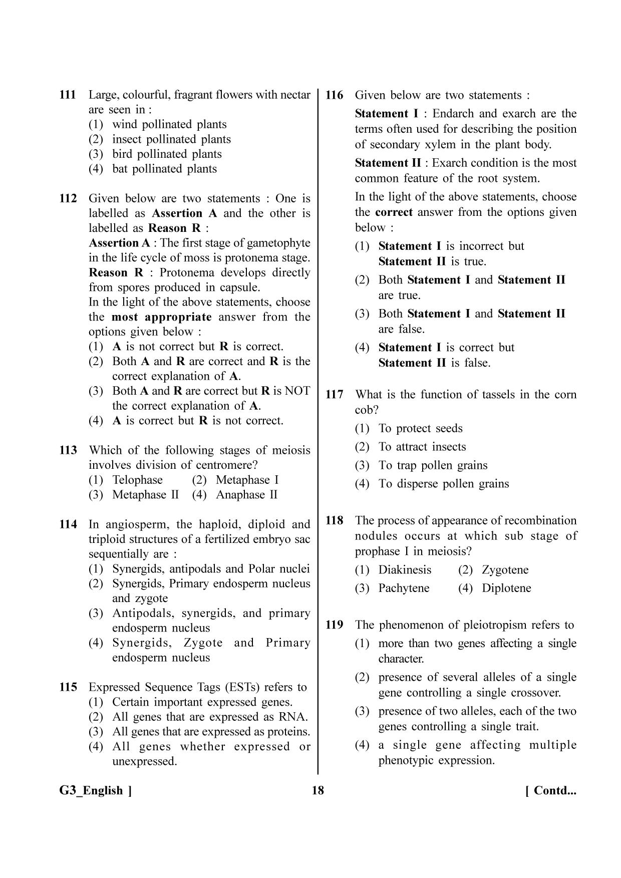 NEET 2023 G3 Question Paper - Page 18
