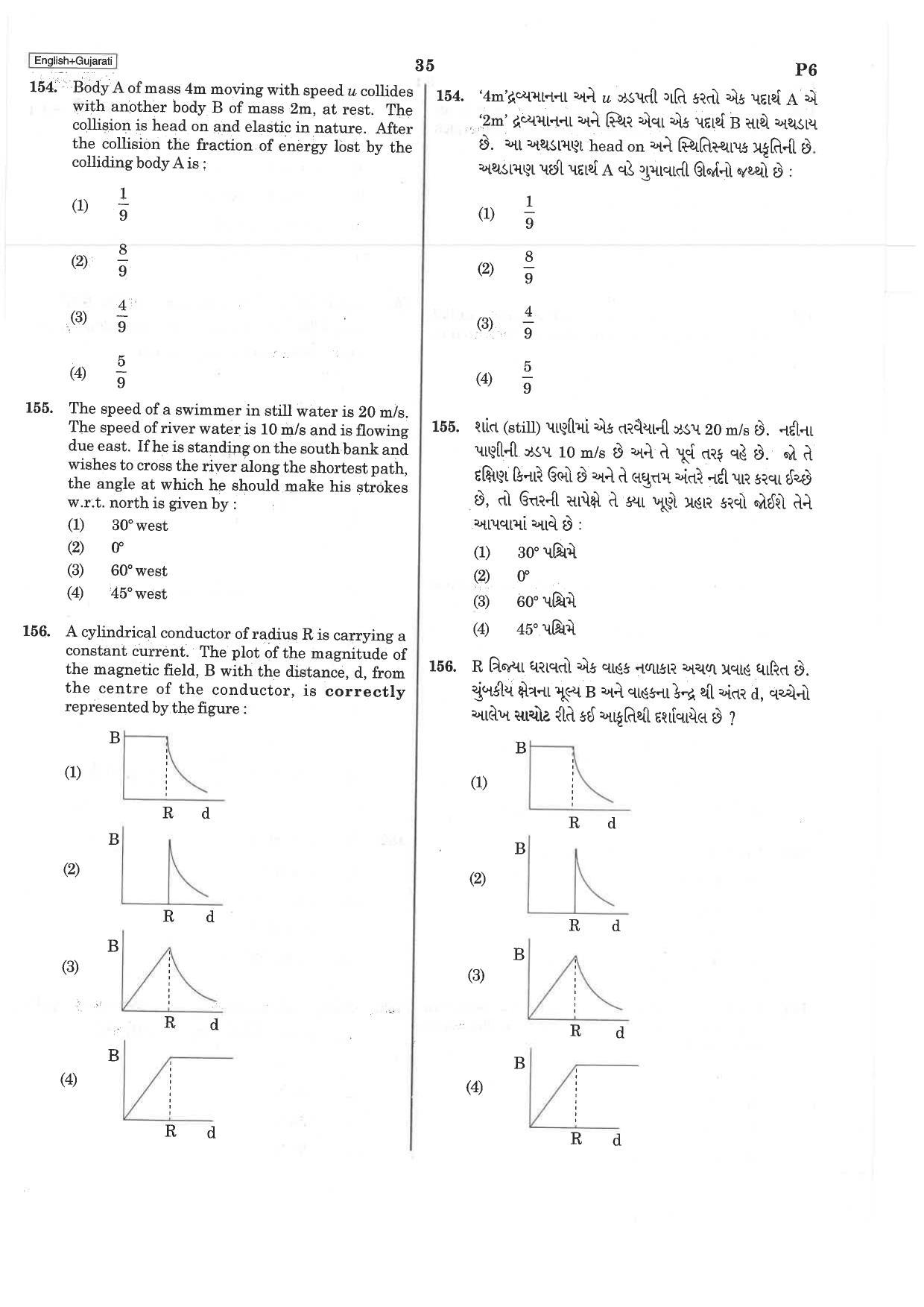 NEET P6 2019 Question Paper - Page 35