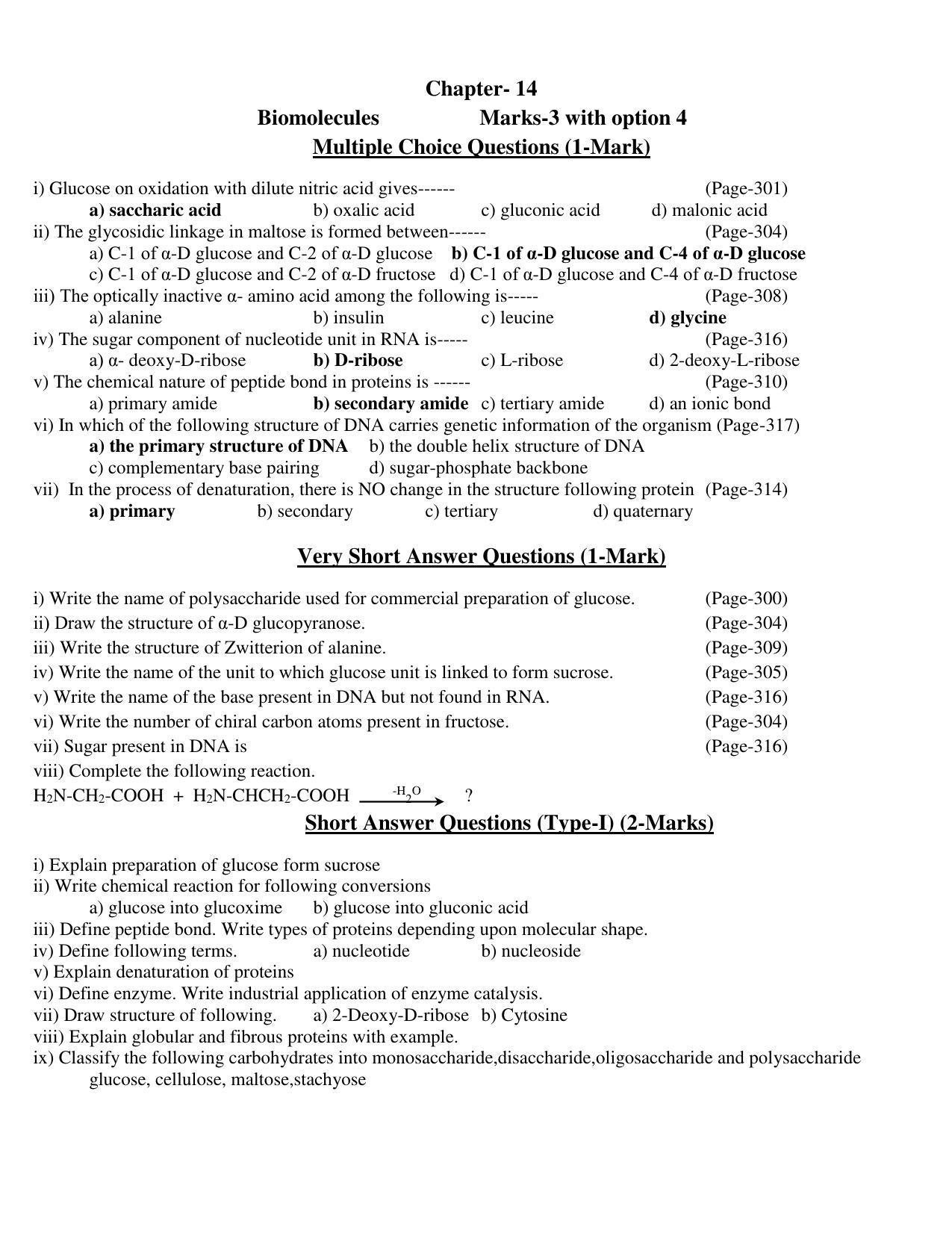 Maharashtra Board Class 12 Chemistry Sample Papers - Page 30
