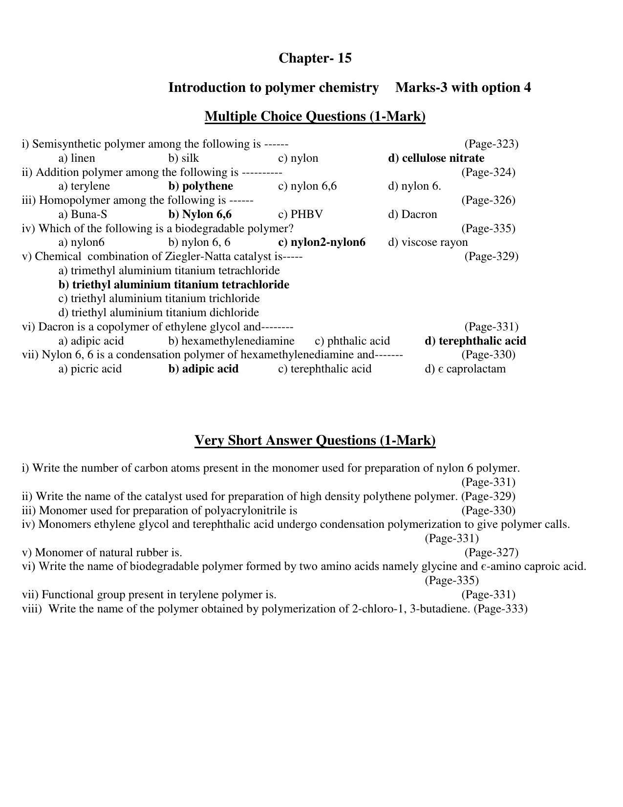 Maharashtra Board Class 12 Chemistry Sample Papers - Page 32