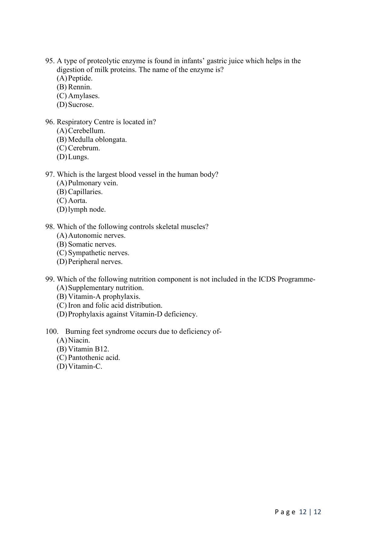 WB JEMAS (PG) MAN 2024 Question Paper - Page 14