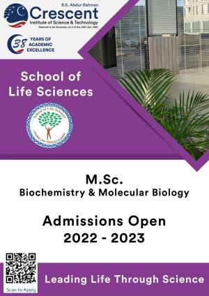 B.S. Abdur Rahman University M.Sc , Biochemistry Molecular-Biology Brochure 2022-23