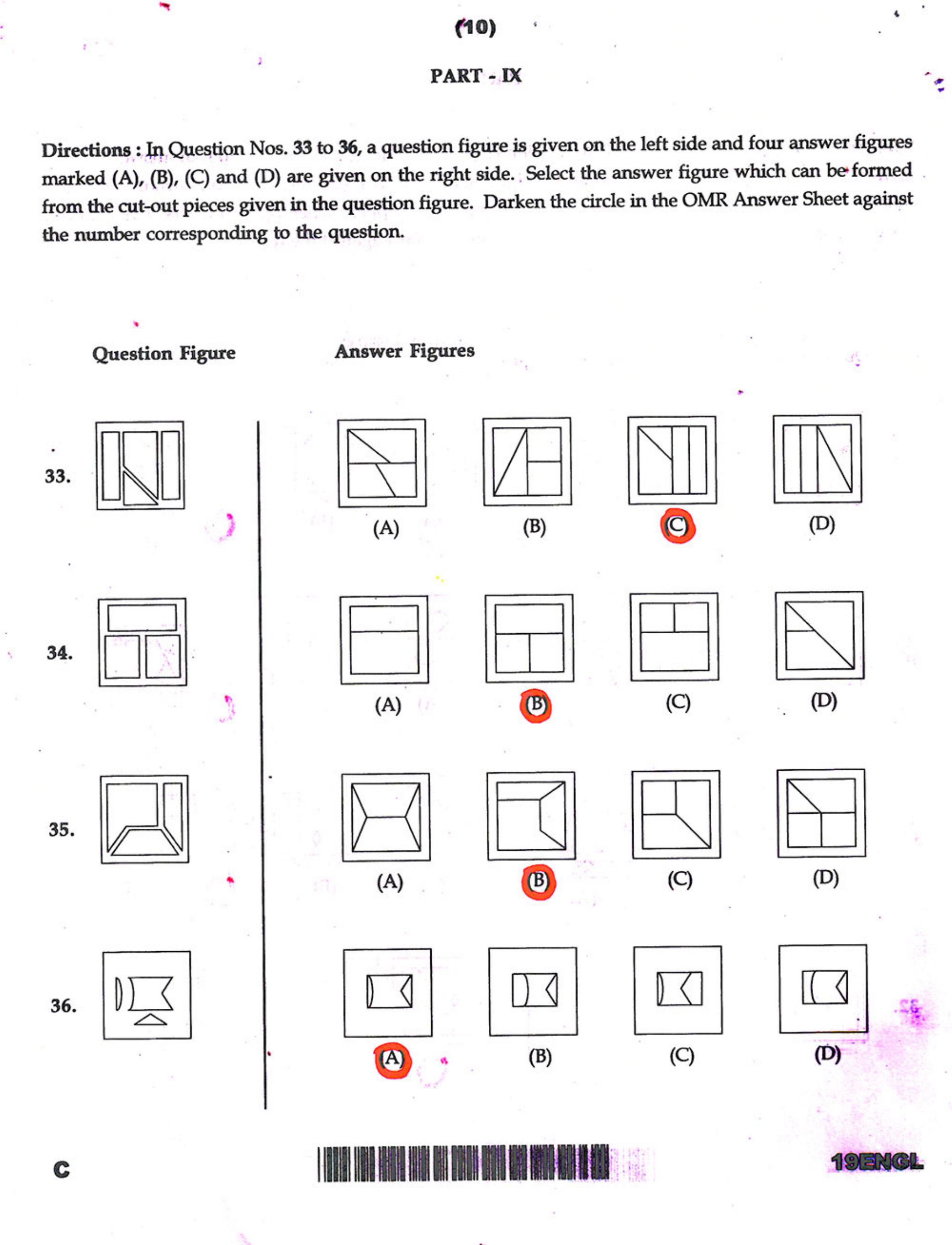 JNVST Class 6 2019 Question Paper with Solutions - Page 10