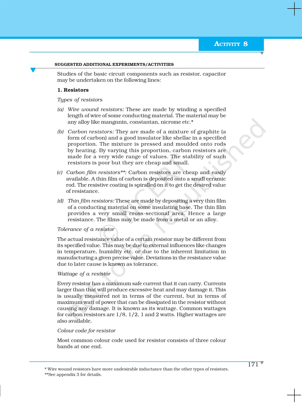NCERT Laboratory Manuals for Class XII Physics - Activities 7 to 11 - Page 8