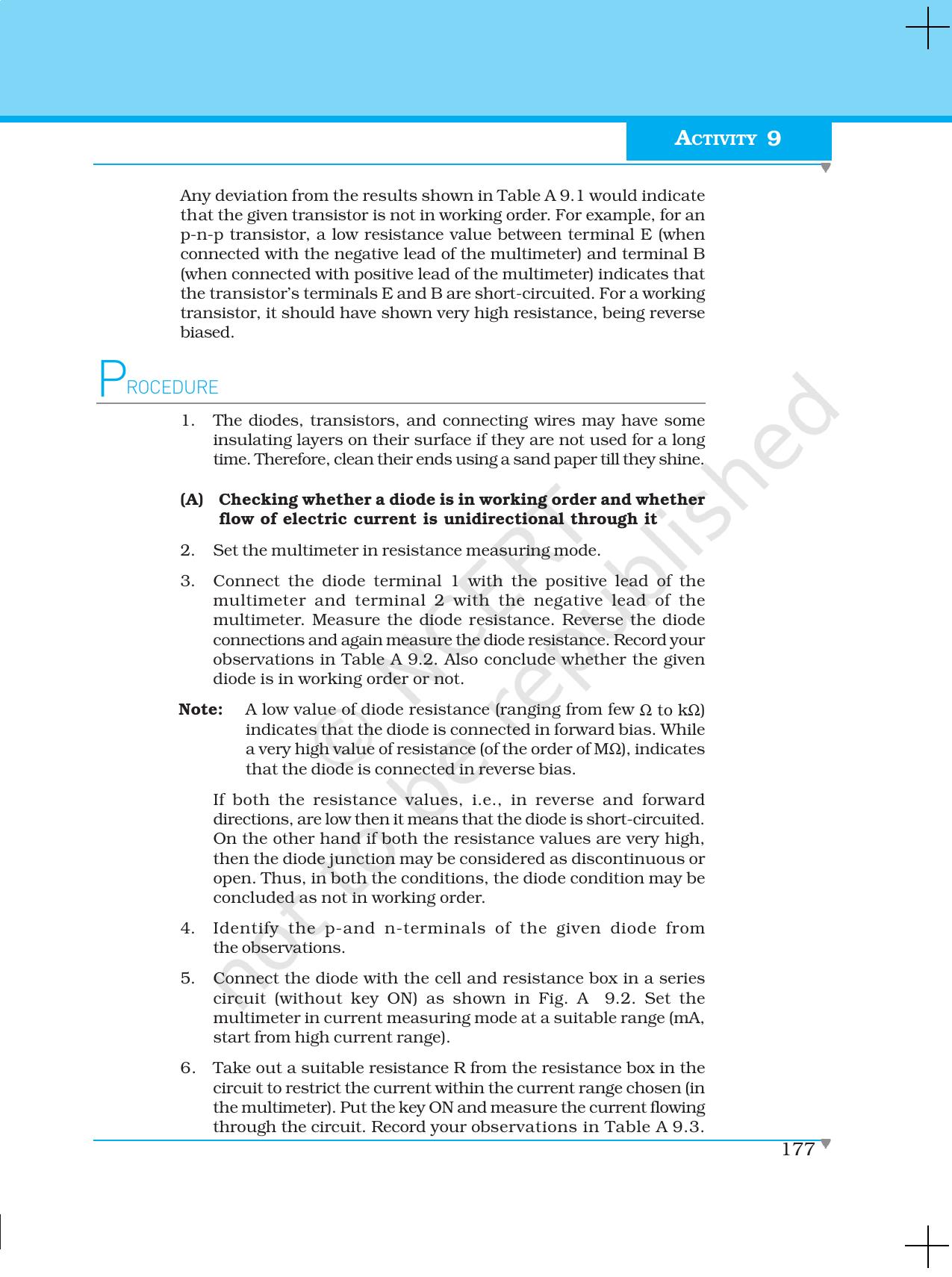 NCERT Laboratory Manuals for Class XII Physics - Activities 7 to 11 - Page 14
