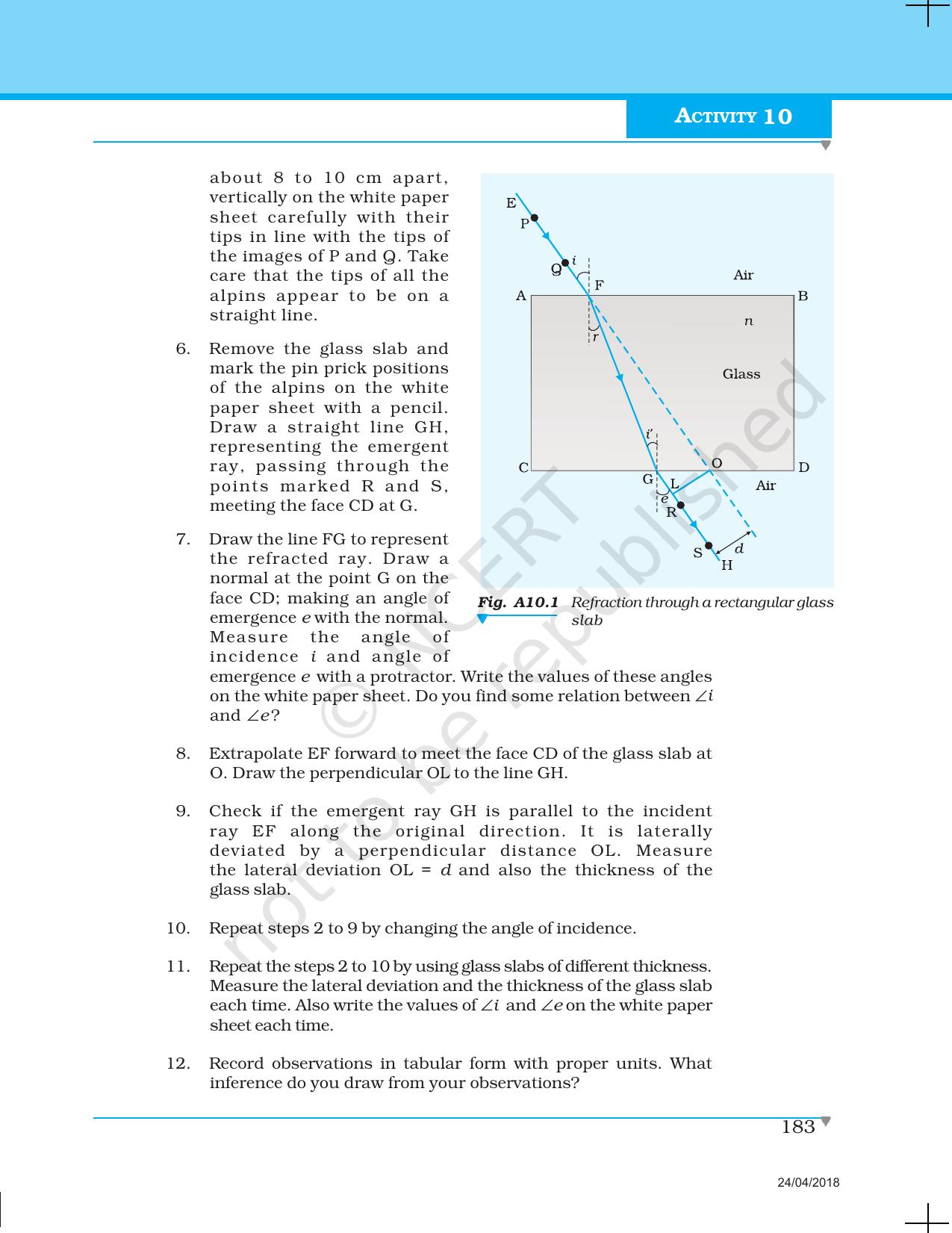 NCERT Laboratory Manuals for Class XII Physics - Activities 7 to 11 - Page 20