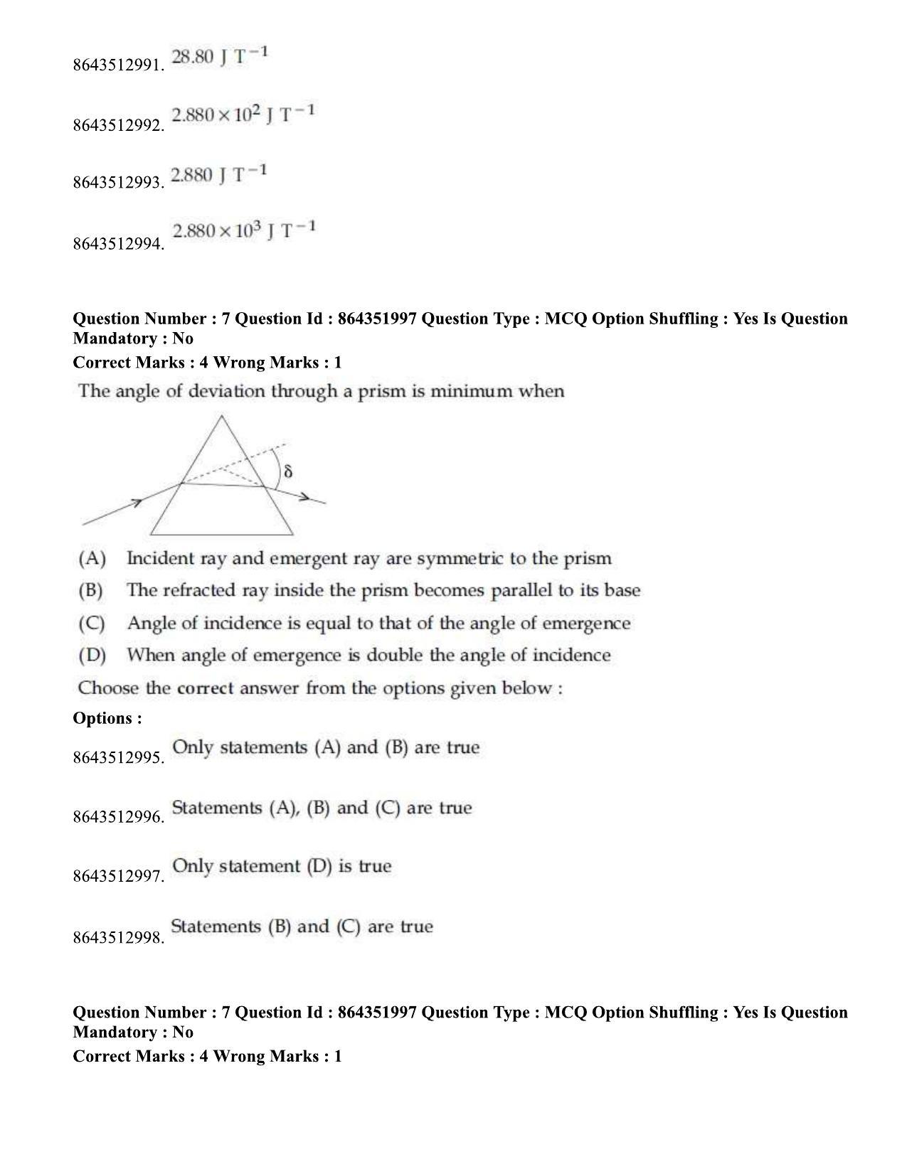 JEE Mains 2021: BTech ET (Shift 1) 16-03-2021 Question Paper - Page 10