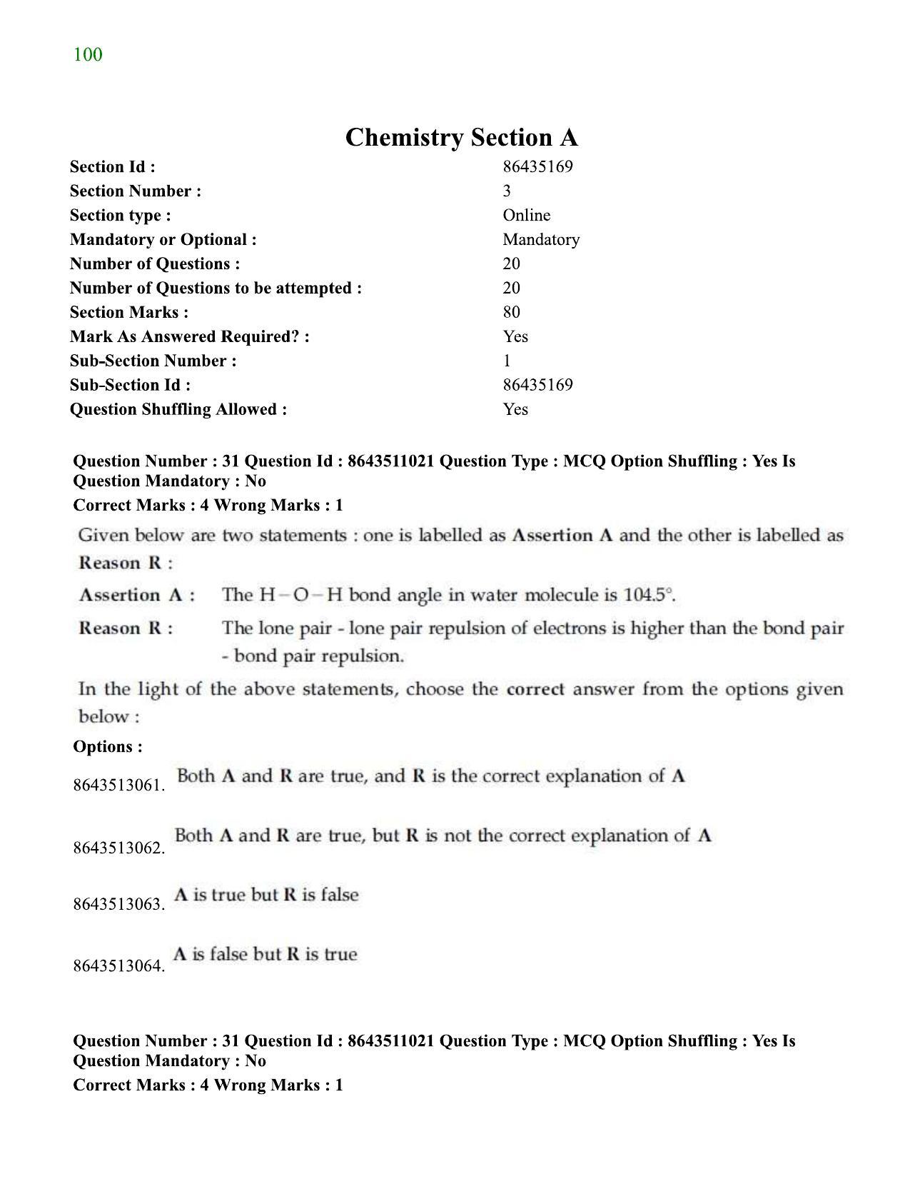 JEE Mains 2021: BTech ET (Shift 1) 16-03-2021 Question Paper - Page 38