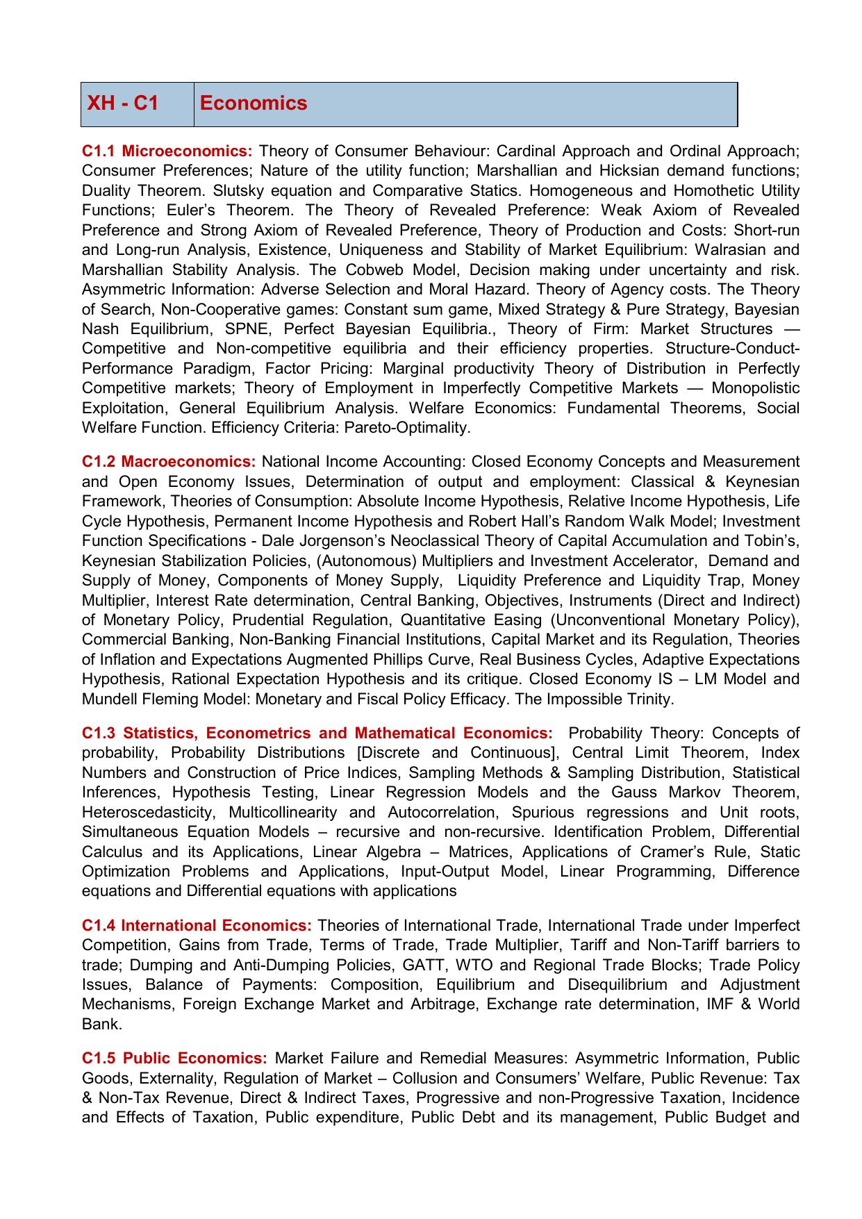 GATE Humanities & Social Sciences Syllabus - Page 2