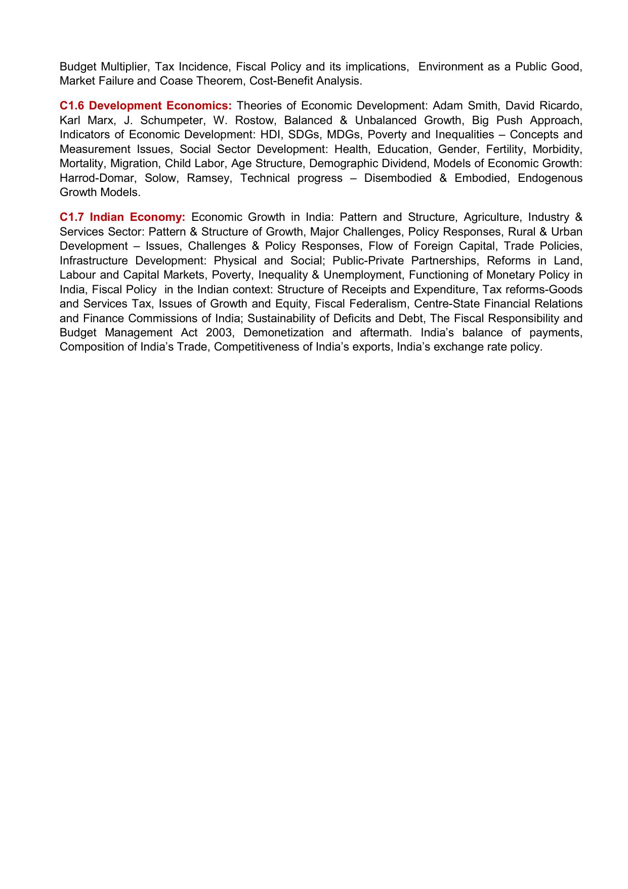 GATE Humanities & Social Sciences Syllabus - Page 3