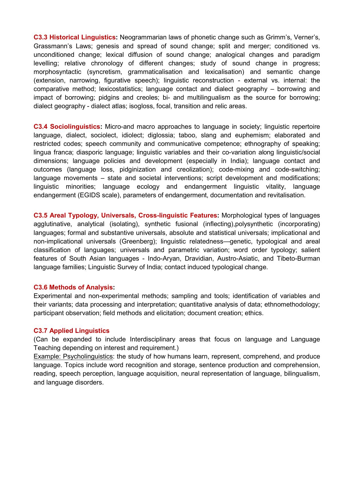GATE Humanities & Social Sciences Syllabus - Page 6