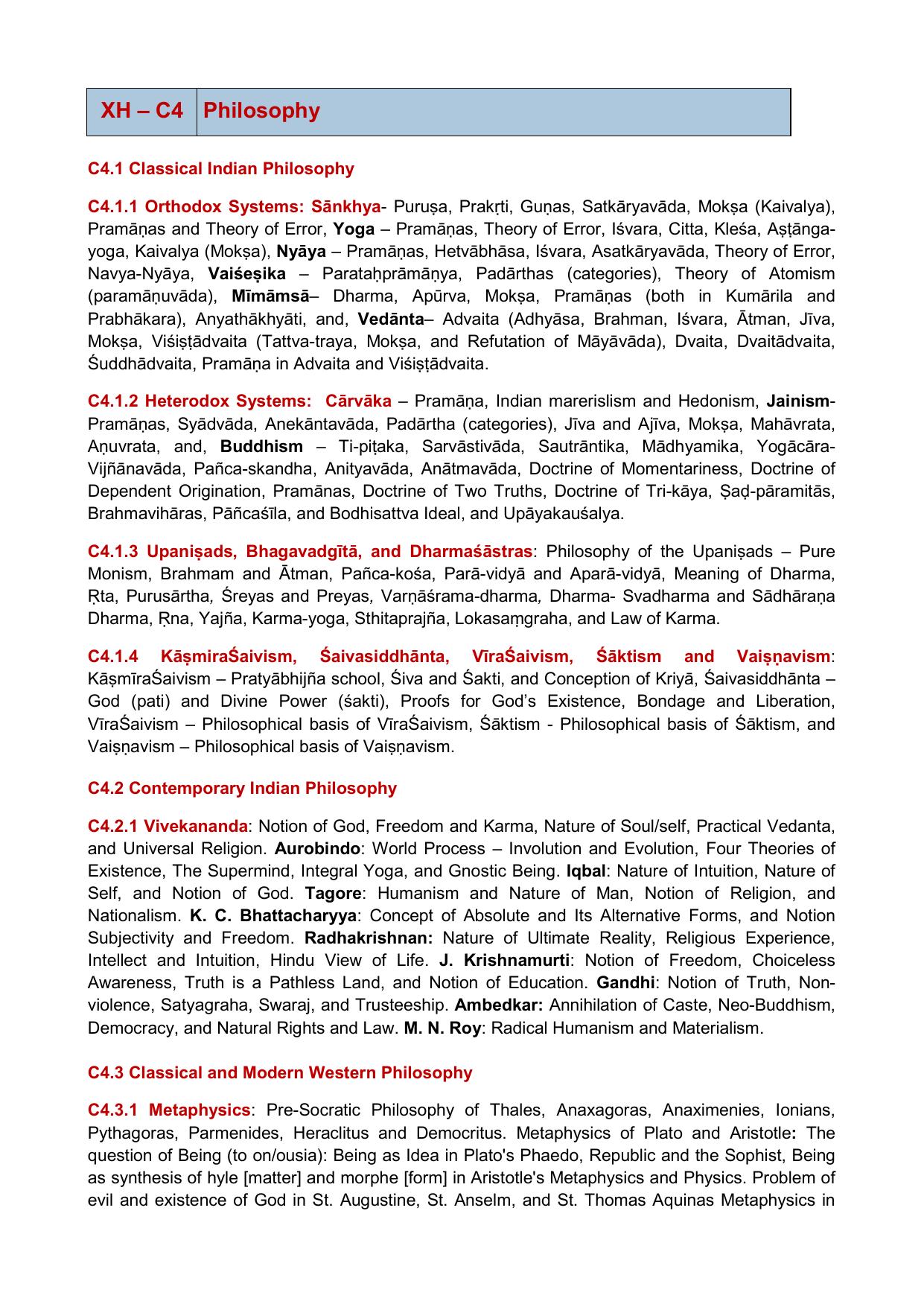 GATE Humanities & Social Sciences Syllabus - Page 7