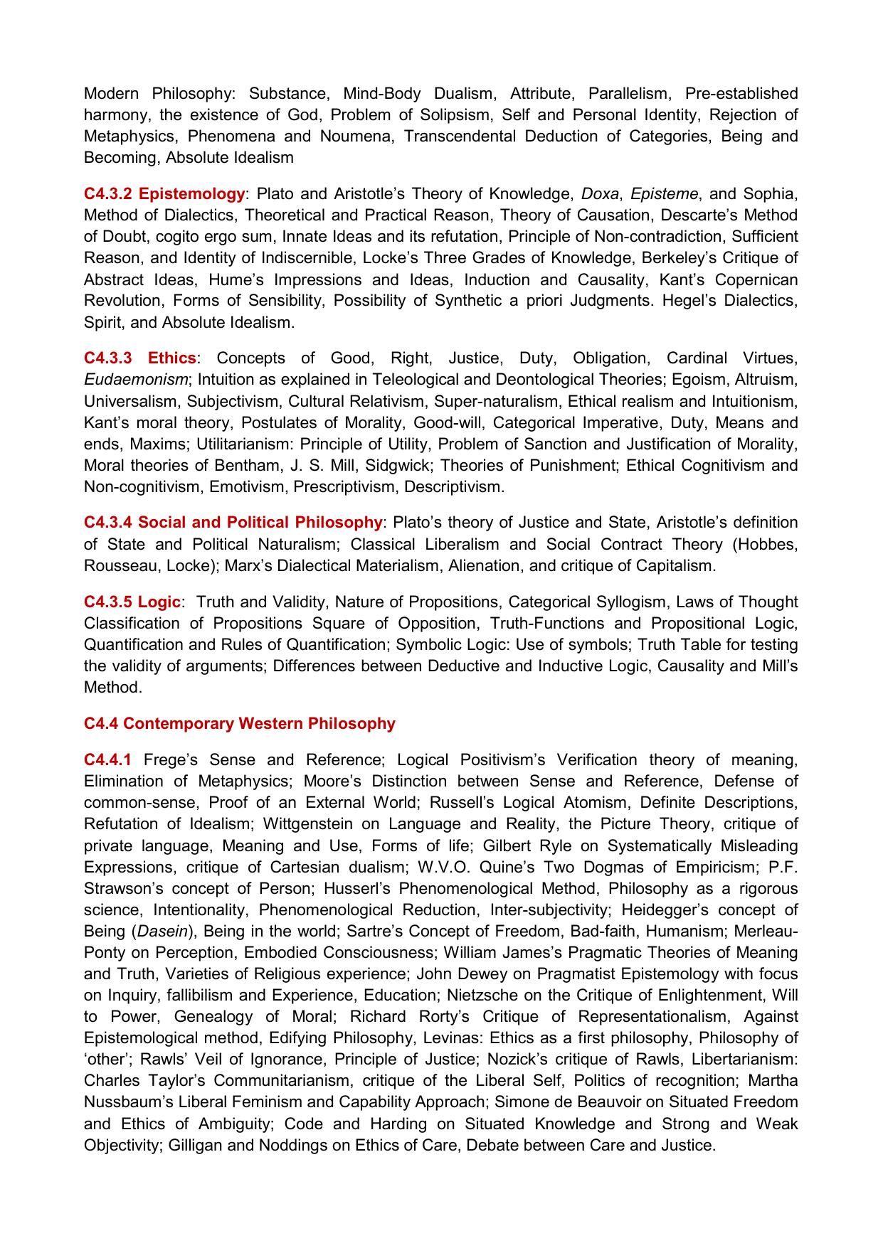 GATE Humanities & Social Sciences Syllabus - Page 8