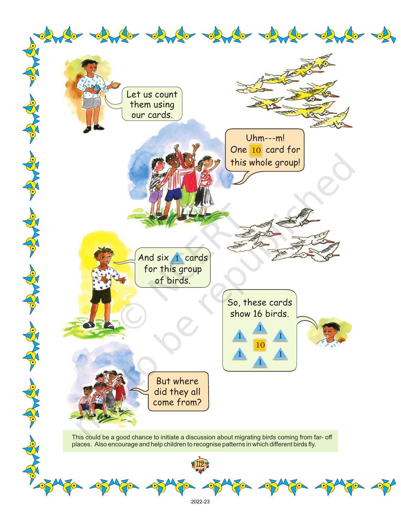 NCERT Book for Class 2 Maths Chapter 14-Birds Come, Birds Go - Page 2