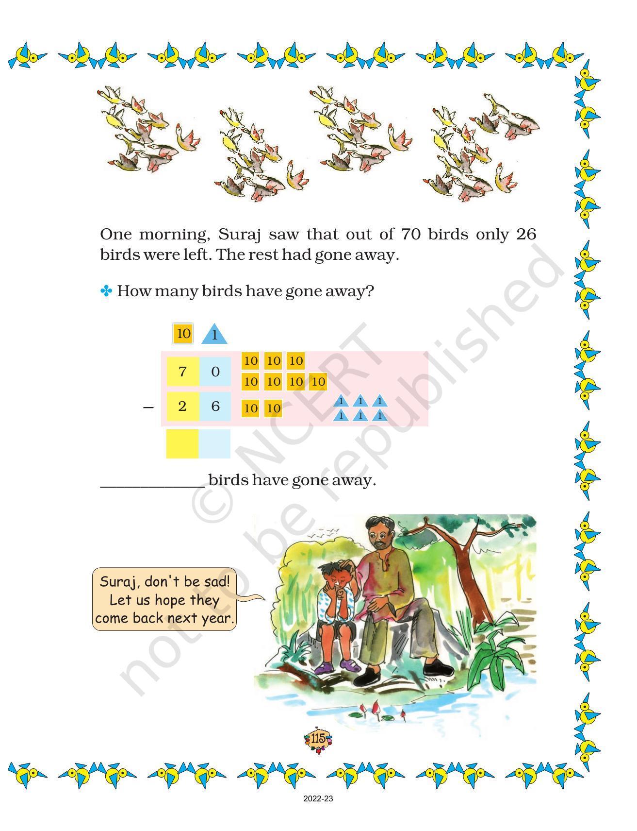 NCERT Book for Class 2 Maths Chapter 14-Birds Come, Birds Go - Page 5