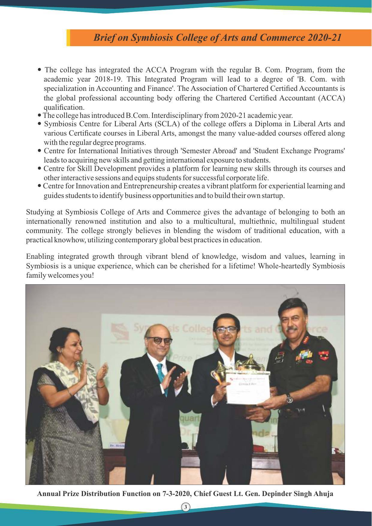 Symbiosis International University, Pune 2020-21 (Prospectus) - Page 5