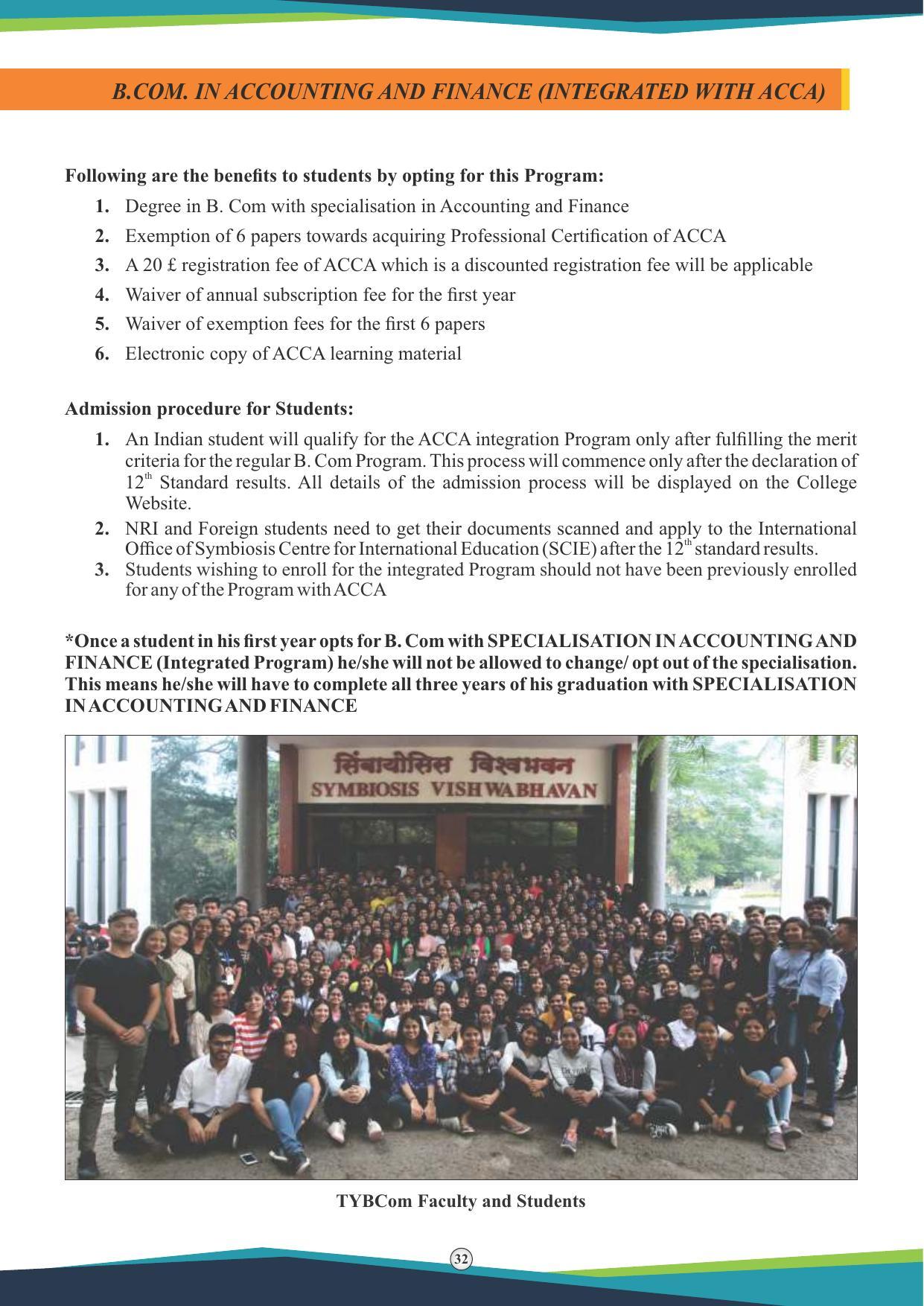 Symbiosis International University, Pune 2020-21 (Prospectus) - Page 34