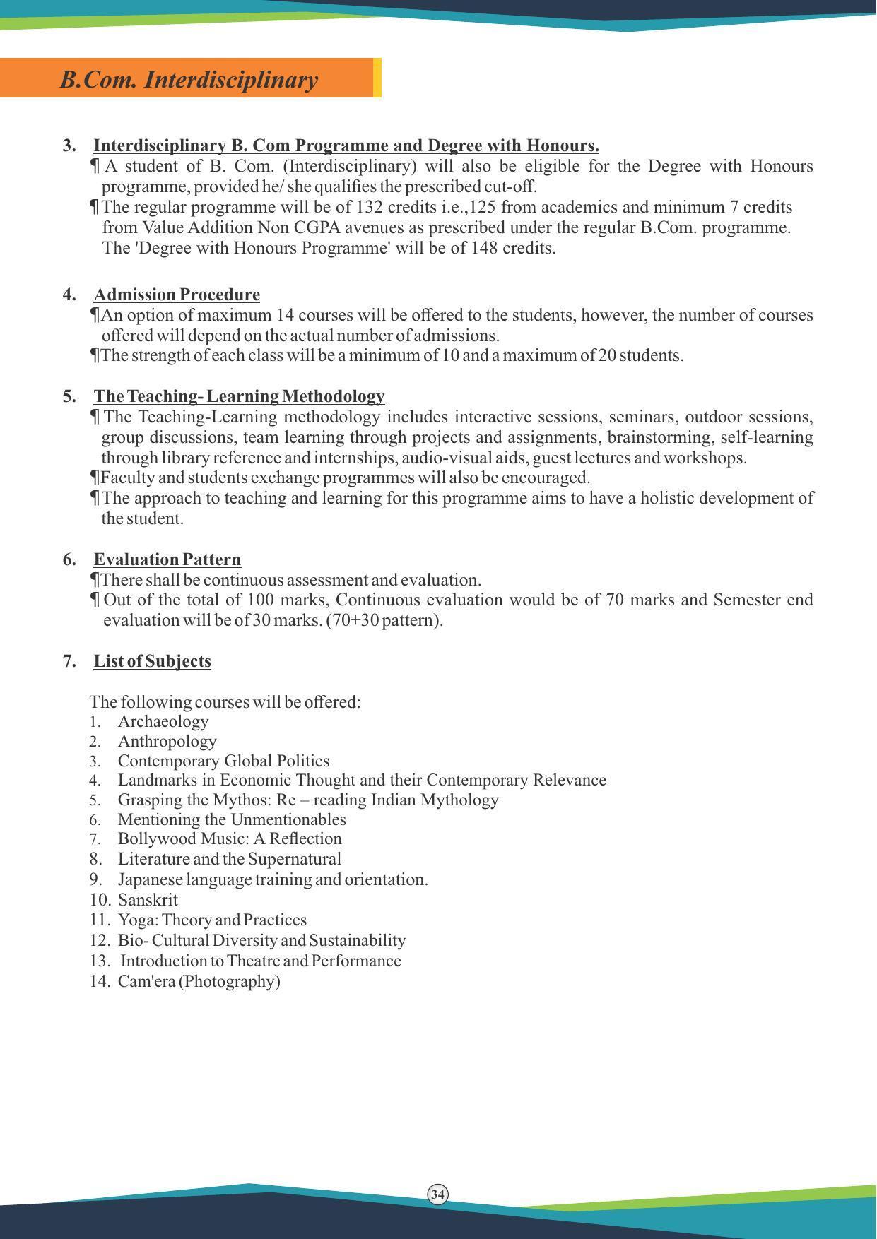 Symbiosis International University, Pune 2020-21 (Prospectus) - Page 36
