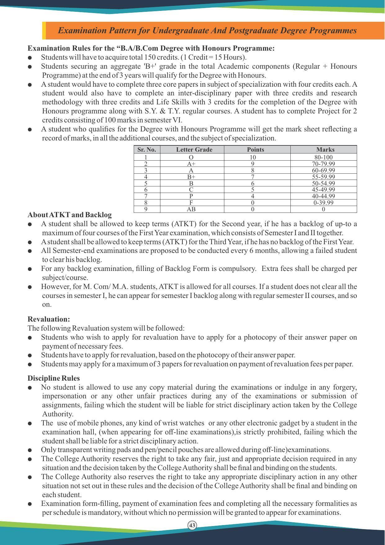 Symbiosis International University, Pune 2020-21 (Prospectus) - Page 45