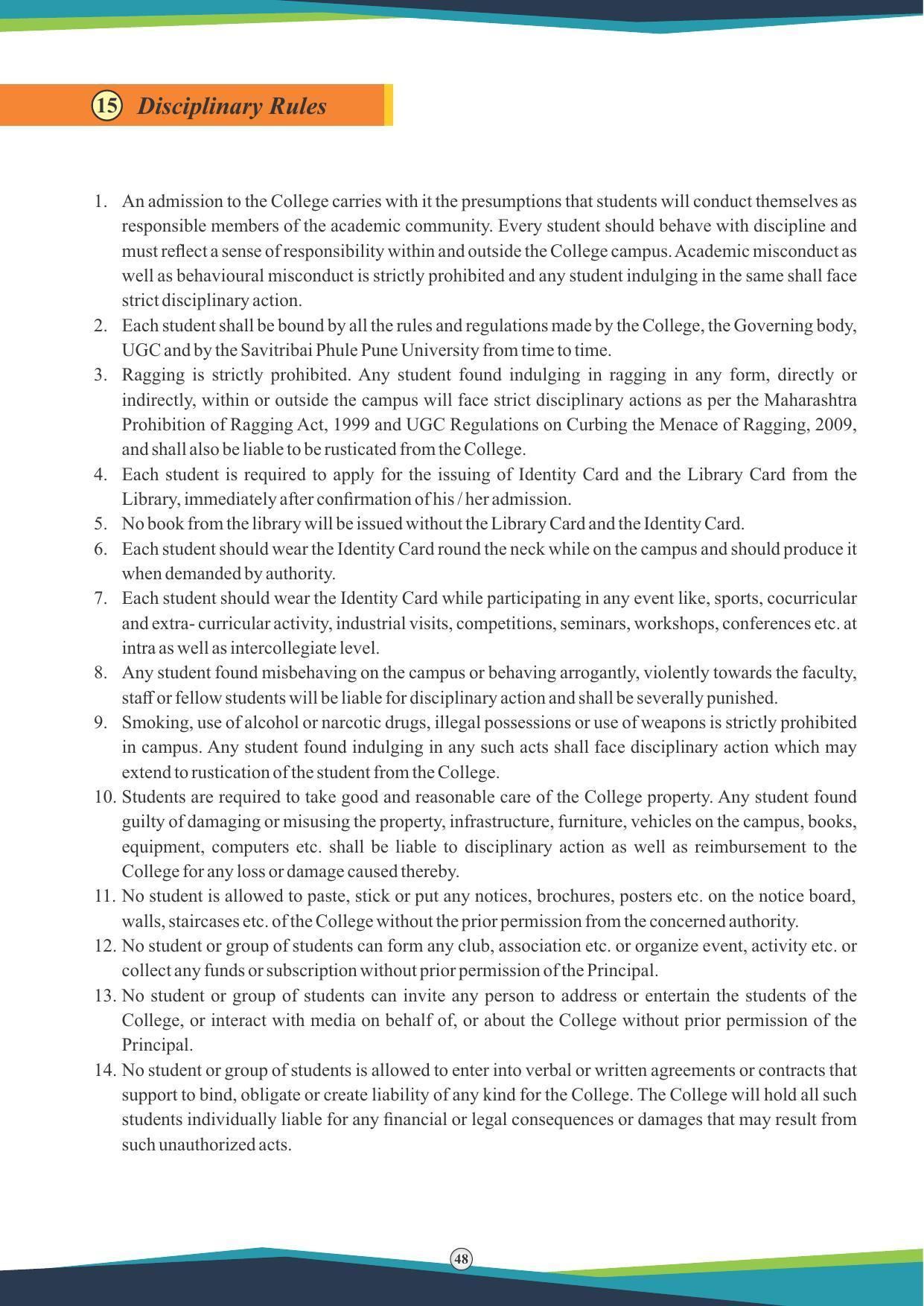 Symbiosis International University, Pune 2020-21 (Prospectus) - Page 50