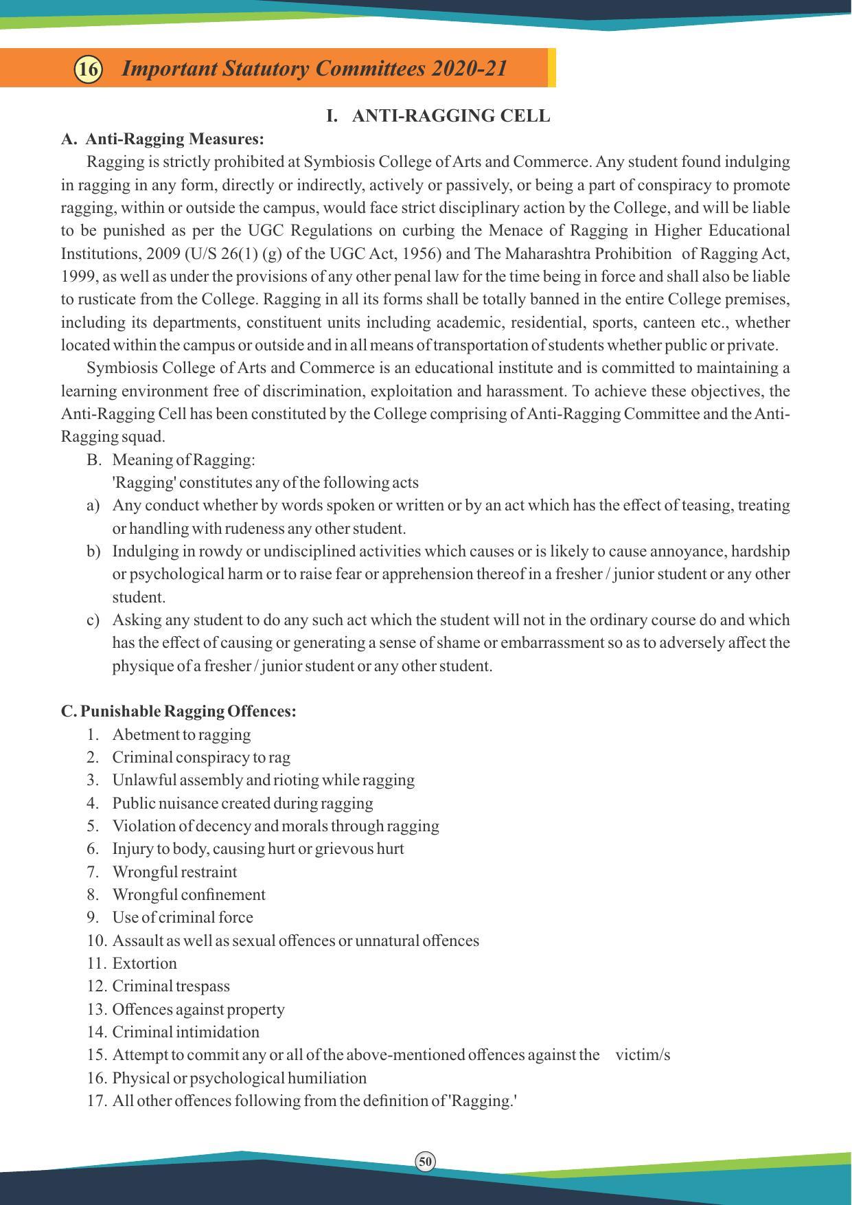 Symbiosis International University, Pune 2020-21 (Prospectus) - Page 52