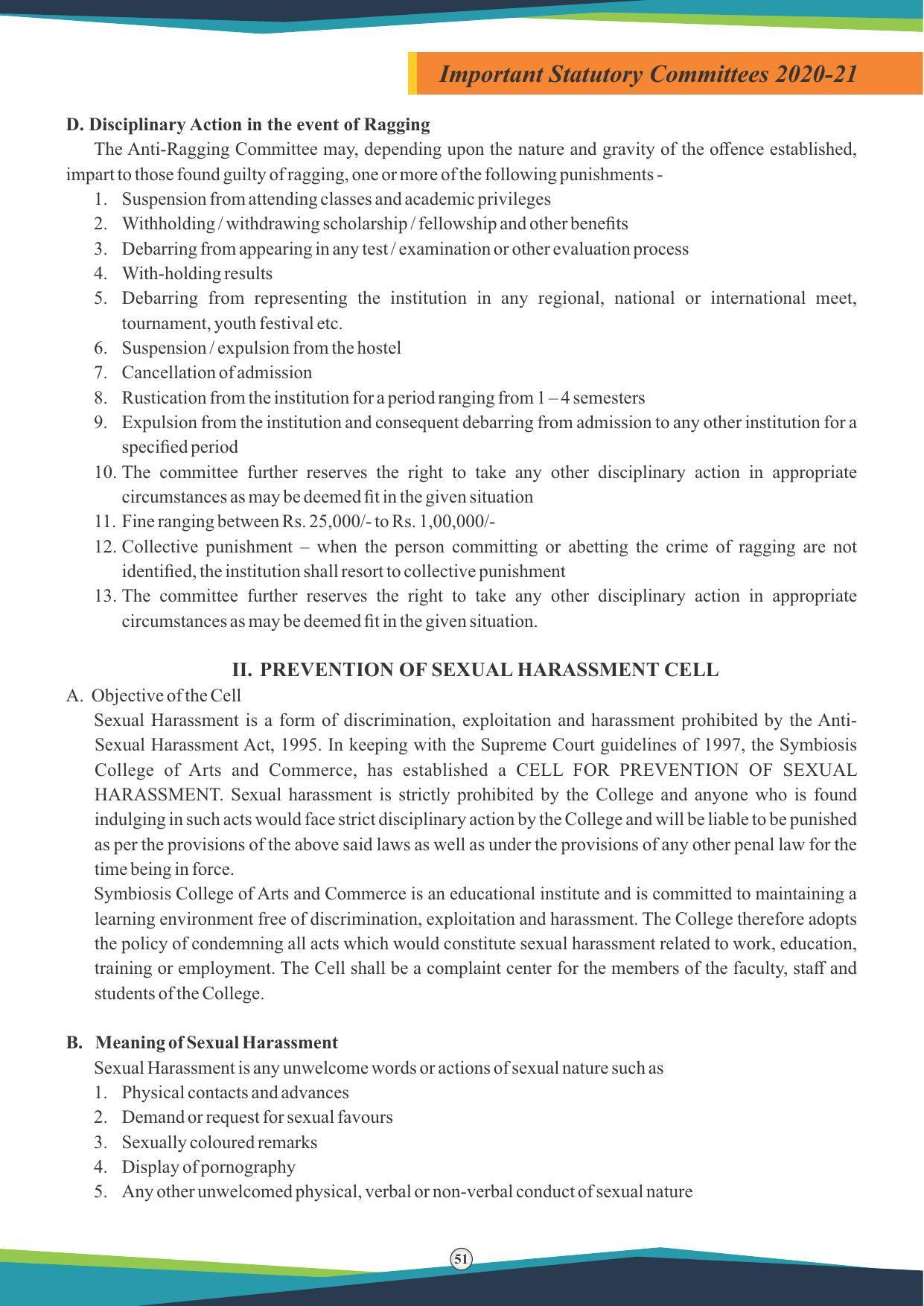 Symbiosis International University, Pune 2020-21 (Prospectus) - Page 53