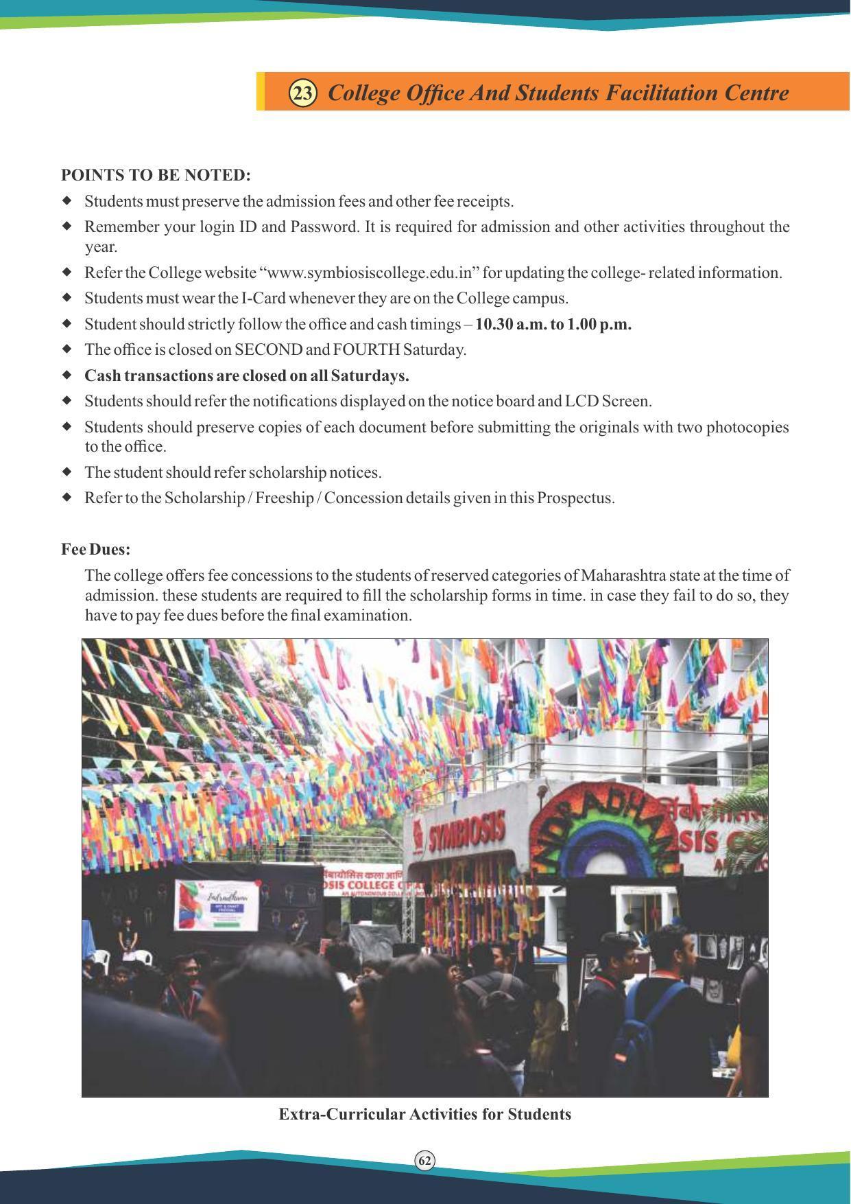 Symbiosis International University, Pune 2020-21 (Prospectus) - Page 64
