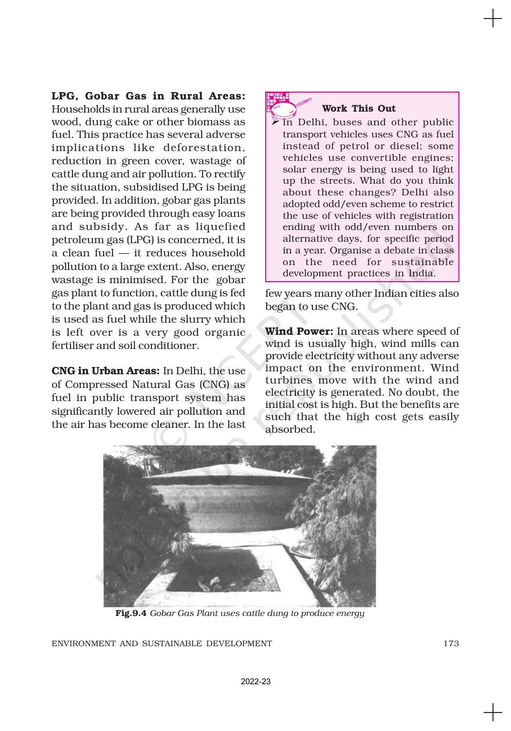 NCERT Book for Class 11 Economics (Indian Economics) Chapter 9 Environment and Sustainable Development - Page 12