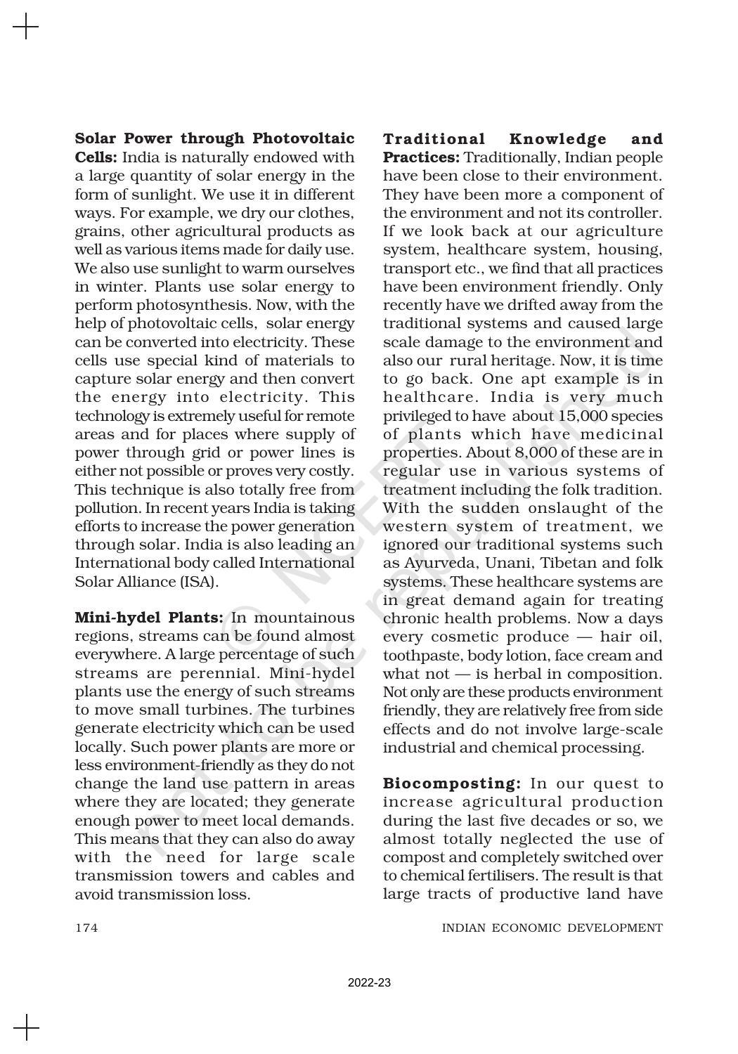 NCERT Book for Class 11 Economics (Indian Economics) Chapter 9 Environment and Sustainable Development - Page 13