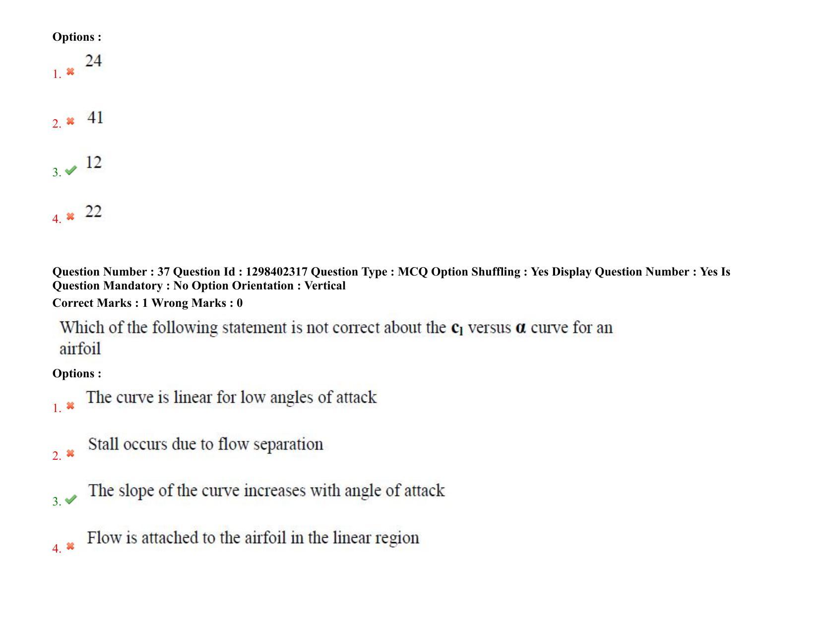 TS PGECET 2021: (AE) Aerospace Engineering Question Papers - Page 24