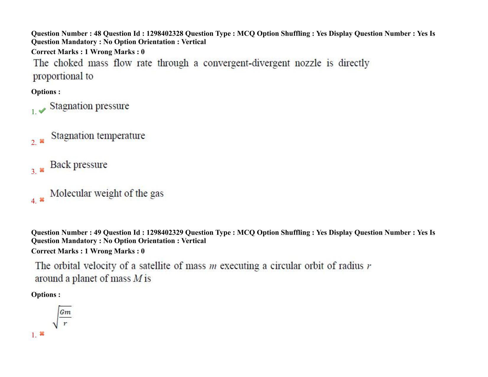 TS PGECET 2021: (AE) Aerospace Engineering Question Papers - Page 31