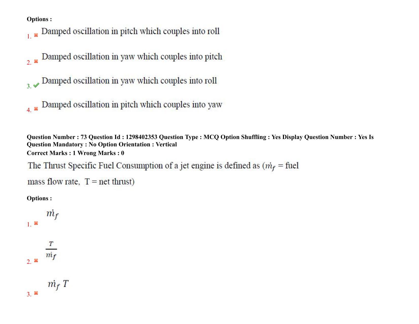 TS PGECET 2021: (AE) Aerospace Engineering Question Papers - Page 46