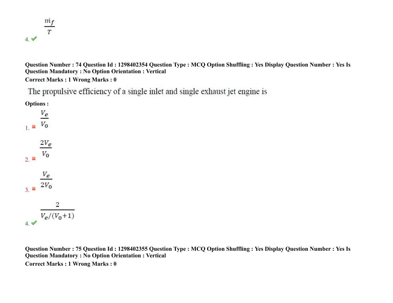 TS PGECET 2021: (AE) Aerospace Engineering Question Papers - Page 47