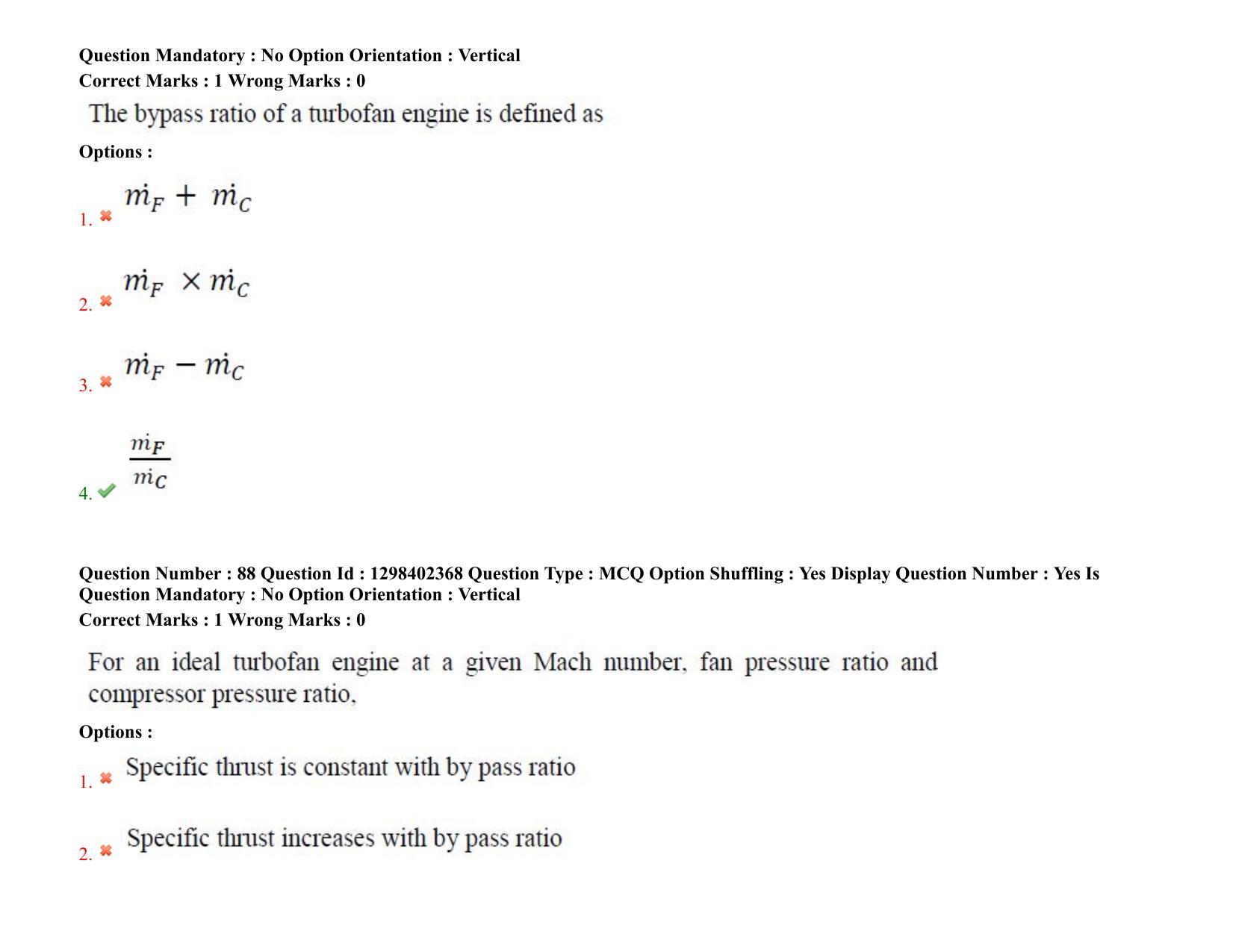 TS PGECET 2021: (AE) Aerospace Engineering Question Papers - Page 55