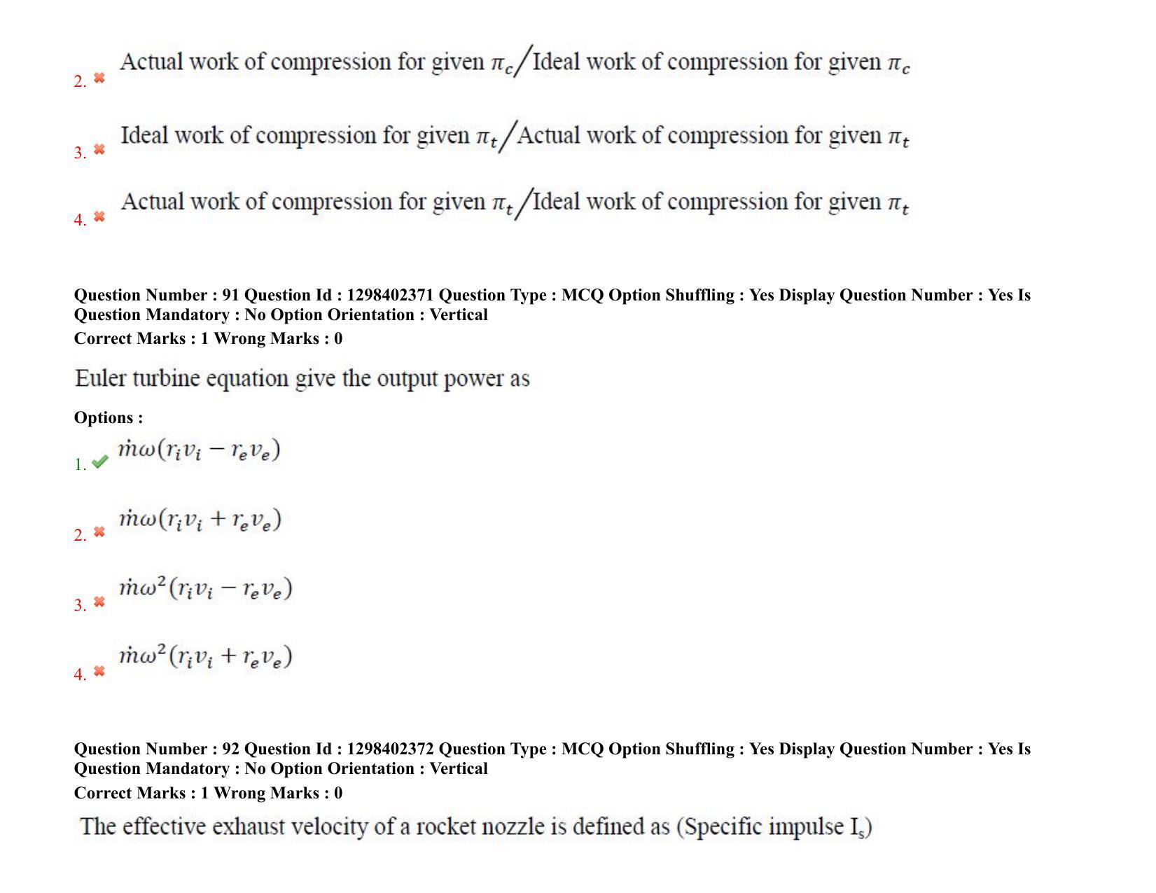 TS PGECET 2021: (AE) Aerospace Engineering Question Papers - Page 57