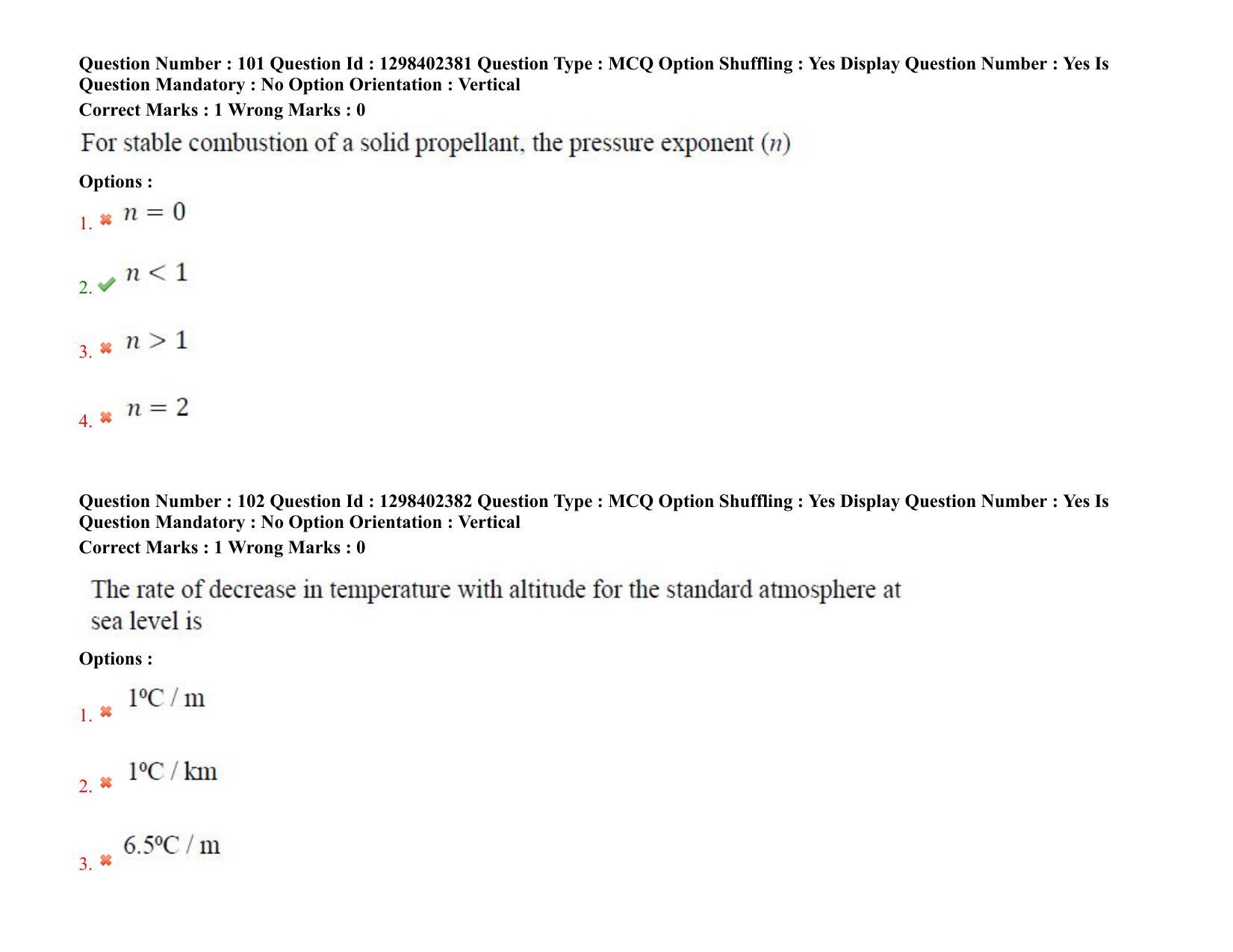 TS PGECET 2021: (AE) Aerospace Engineering Question Papers - Page 63