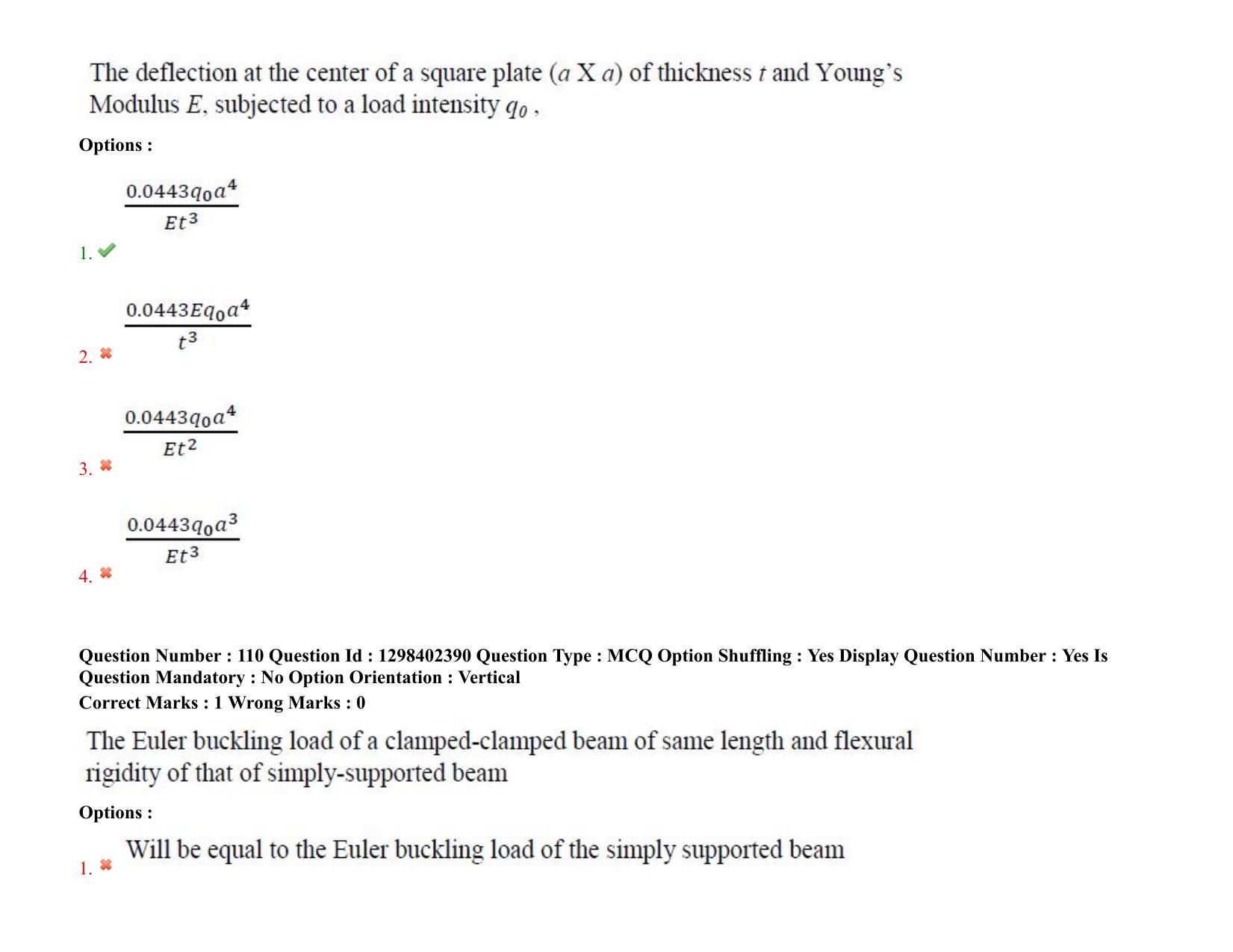 TS PGECET 2021: (AE) Aerospace Engineering Question Papers - Page 68