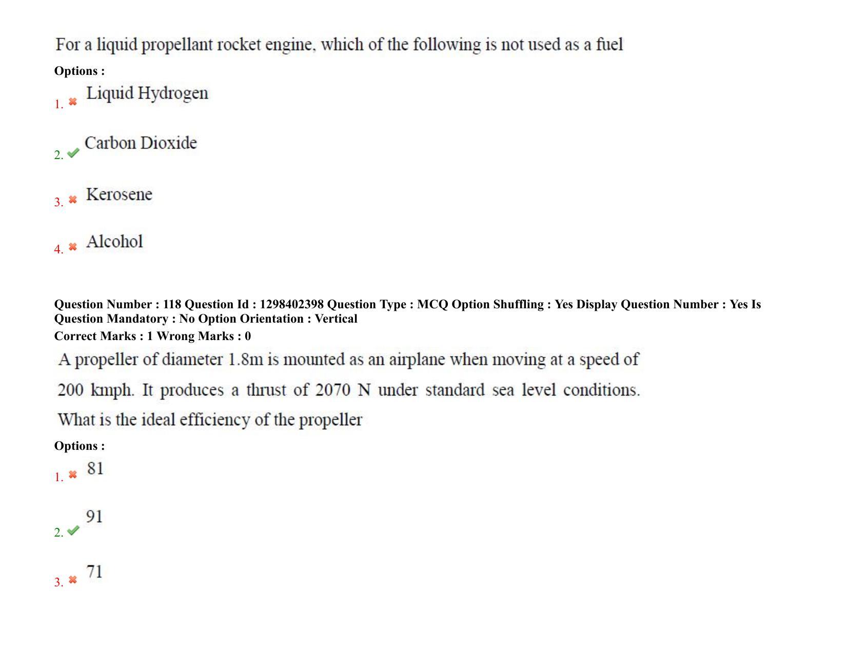 TS PGECET 2021: (AE) Aerospace Engineering Question Papers - Page 73