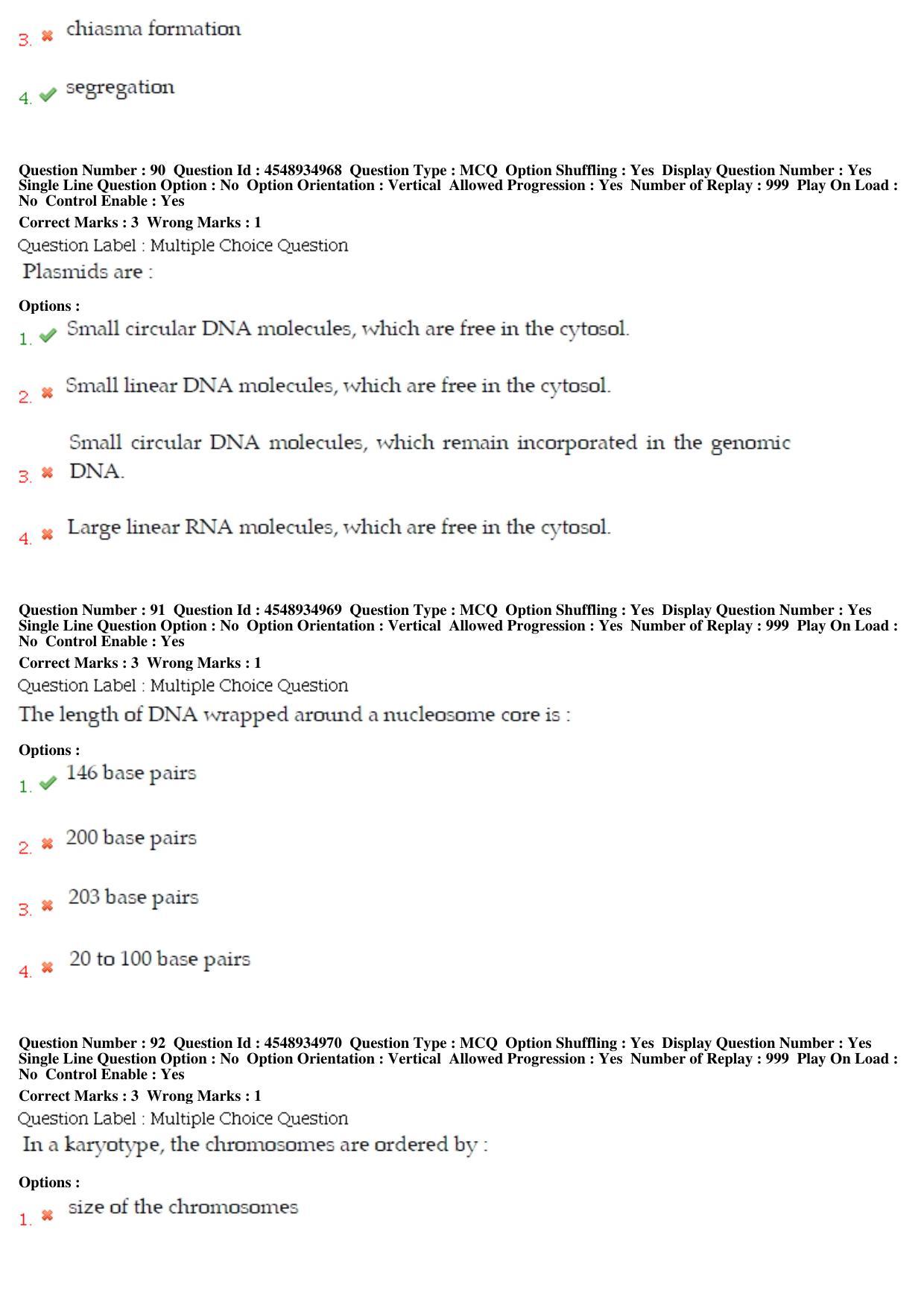 BHU RET LIfe Science 2019 Question Paper - Page 40