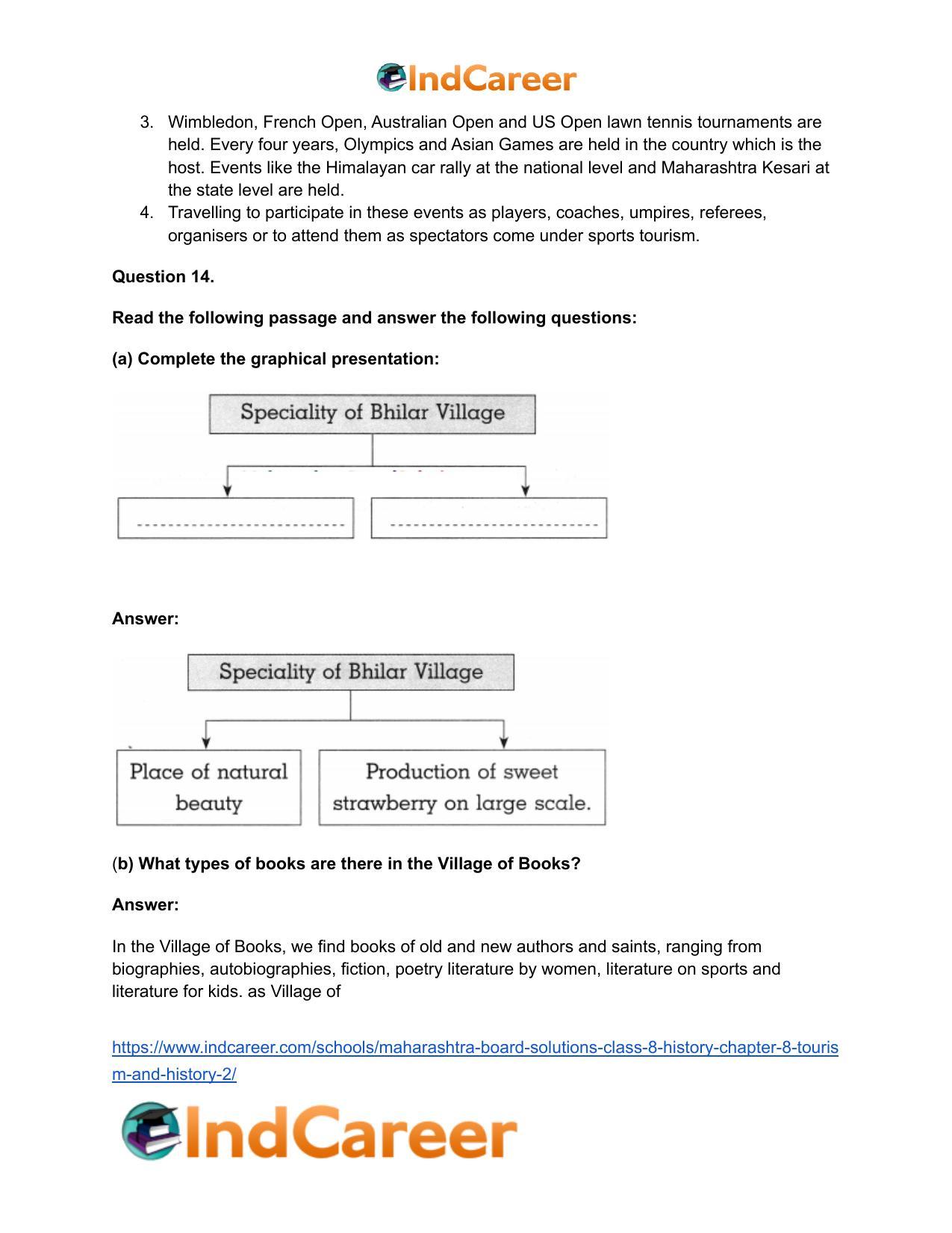 Maharashtra Board Solutions Class 8-History: Chapter 8- Tourism and History - Page 21