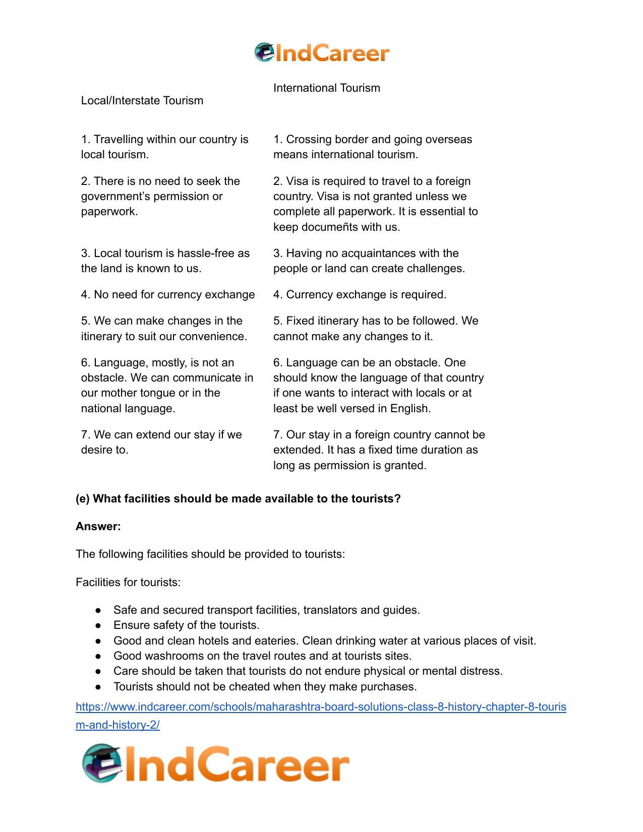 Maharashtra Board Solutions Class 8-History: Chapter 8- Tourism and History - Page 24